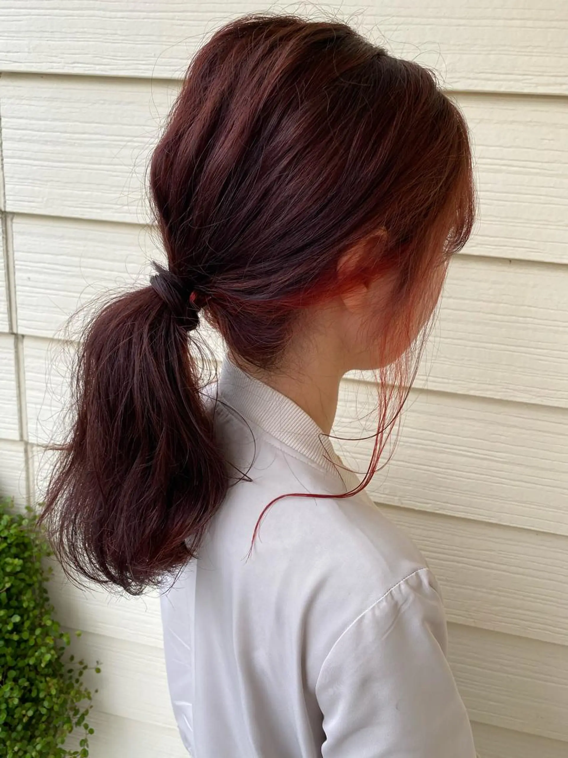 カラー イヤリングカラー 村岡 未悠のヘアスタイル
