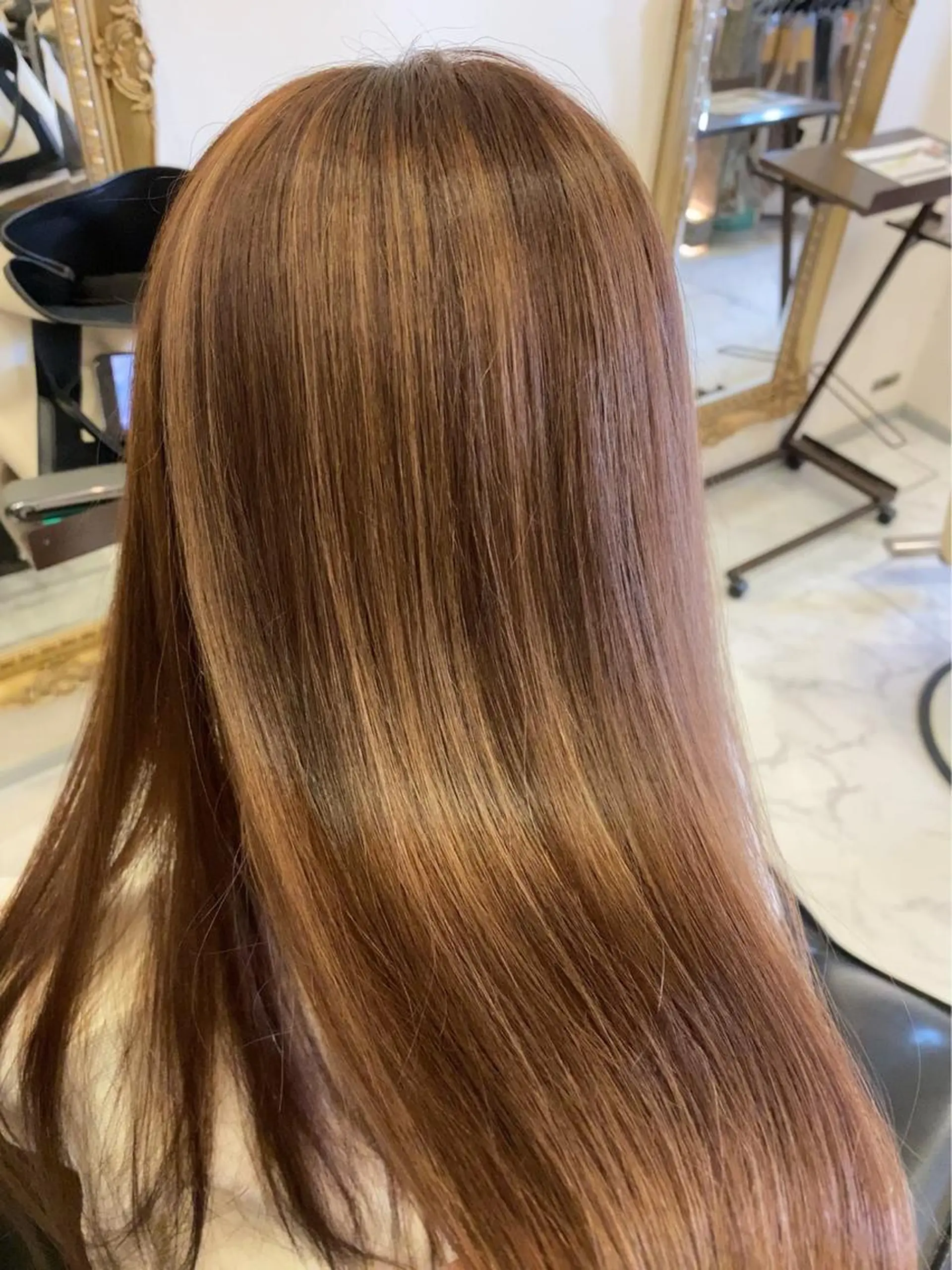 ロング カラー ヘアカラー トリートメント 💎JADE GRACE💎のヘアスタイル