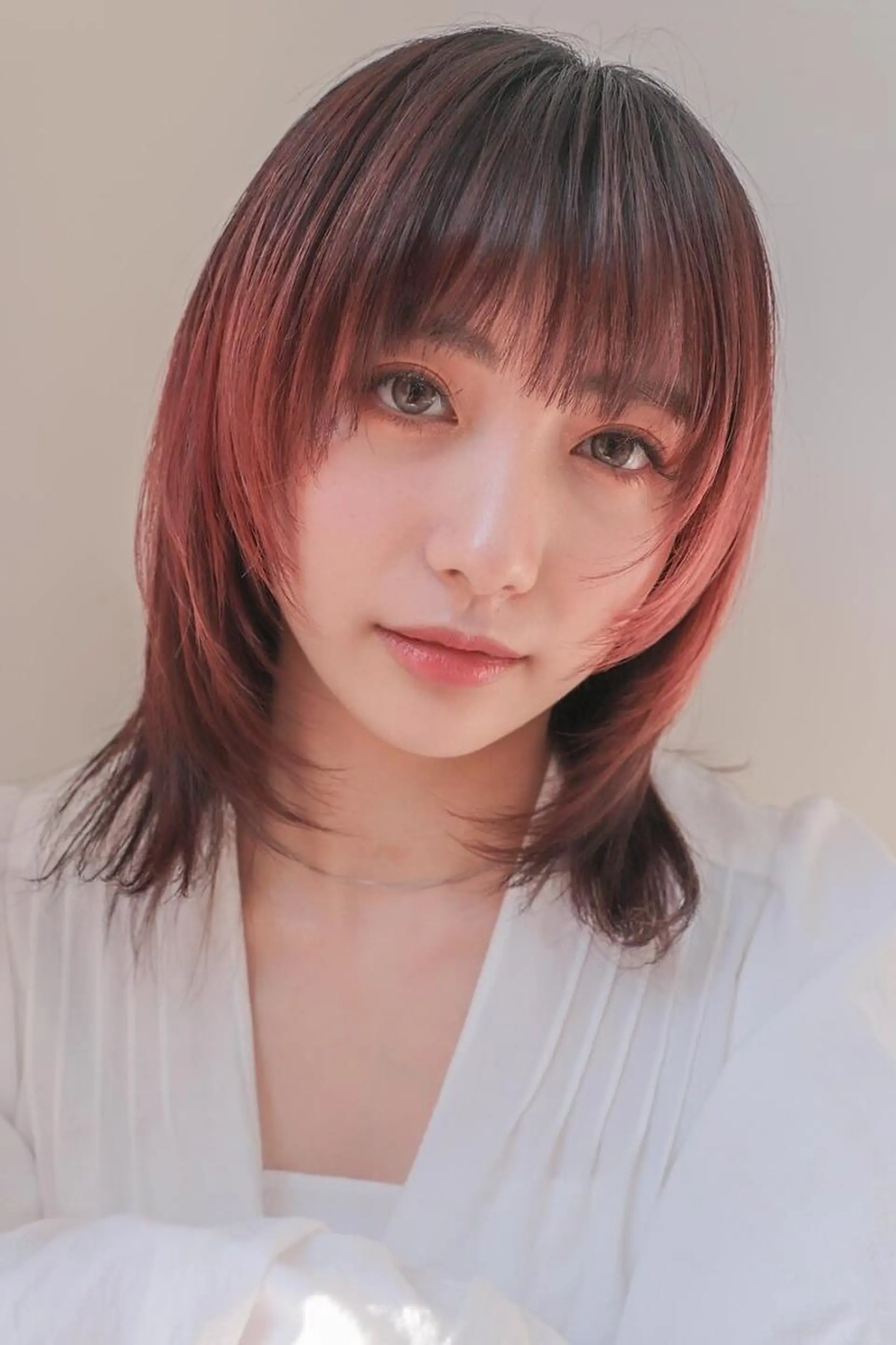 ミディアム カット ヘアカラー トリートメント .5 by soleil 小松店のヘアスタイル