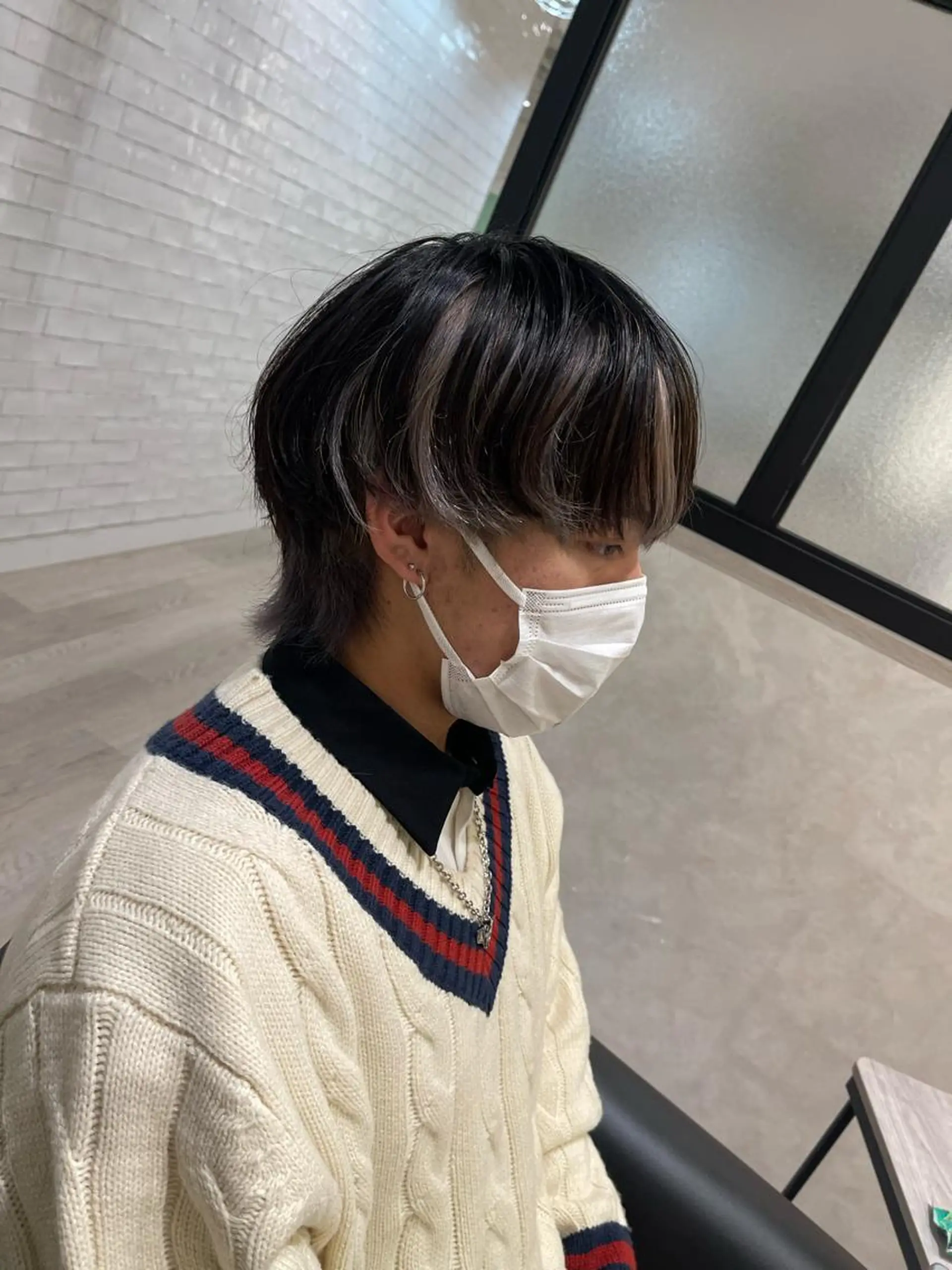 カラー メンズ カット ヘアカラー &chaLme   心斎橋所属・emi/髪質改善/ 韓国風/艶カラーのヘアスタイル