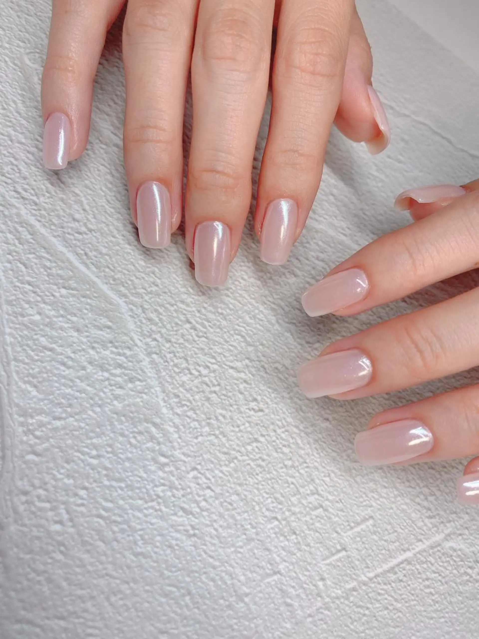 ネイル クリアネイル ミラーネイル 大人キレイ 𝑁𝑖𝑥𝑖𝑠のネイルデザイン