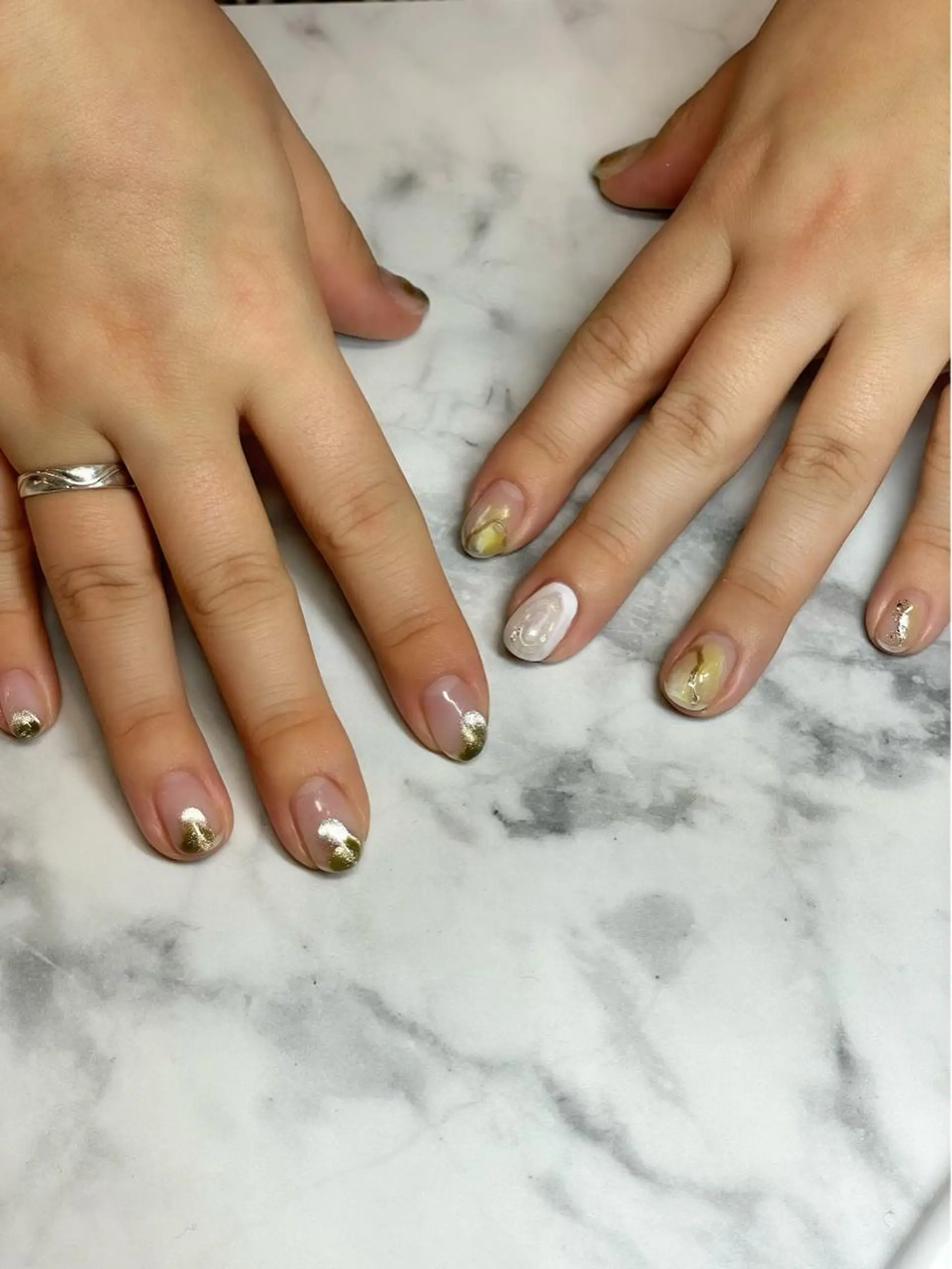 ネイル アートネイル ハンドネイル フットネイル with hues所属・with hues AYAのネイルデザイン