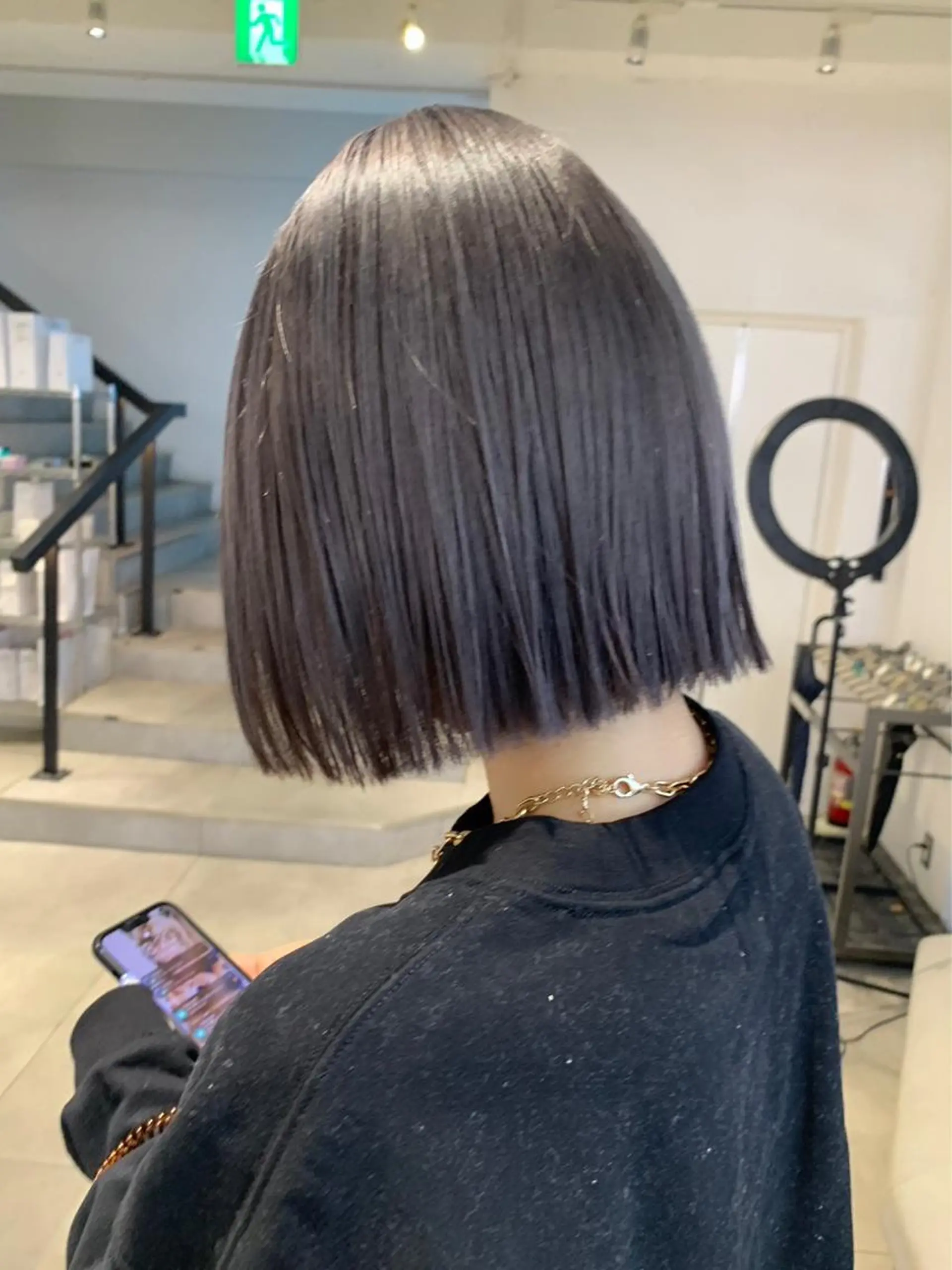 ミディアム ミディアムパーマ ボブ 髪質改善 韓国風ヘア 縮毛矯正 🧤men'sパーマ 🐶SaYaka🎀のその他イメージ