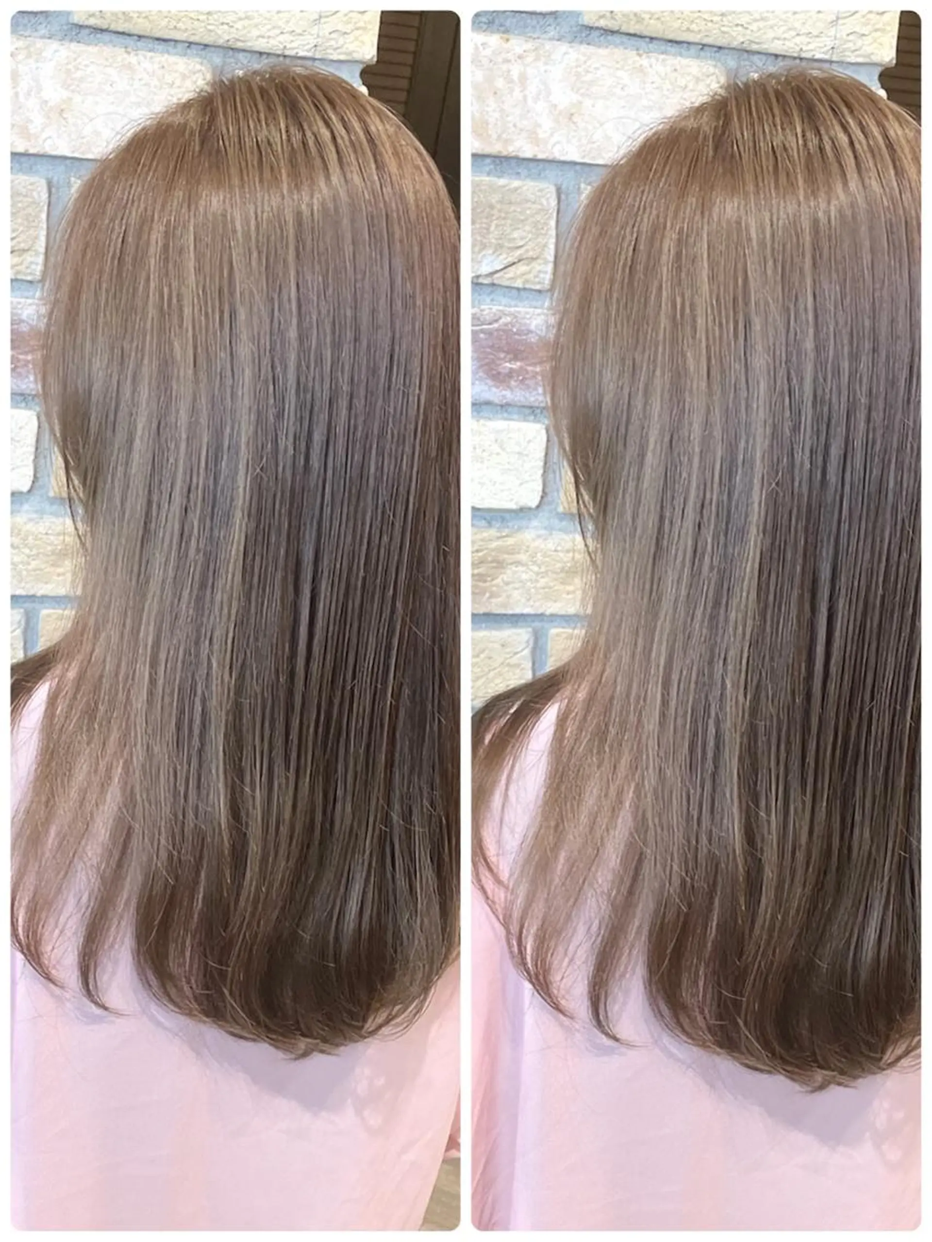 セミロング カラー カット ヘアカラー 縮毛矯正 🌟透明感カラー 🌟松岡勇輝のヘアスタイル