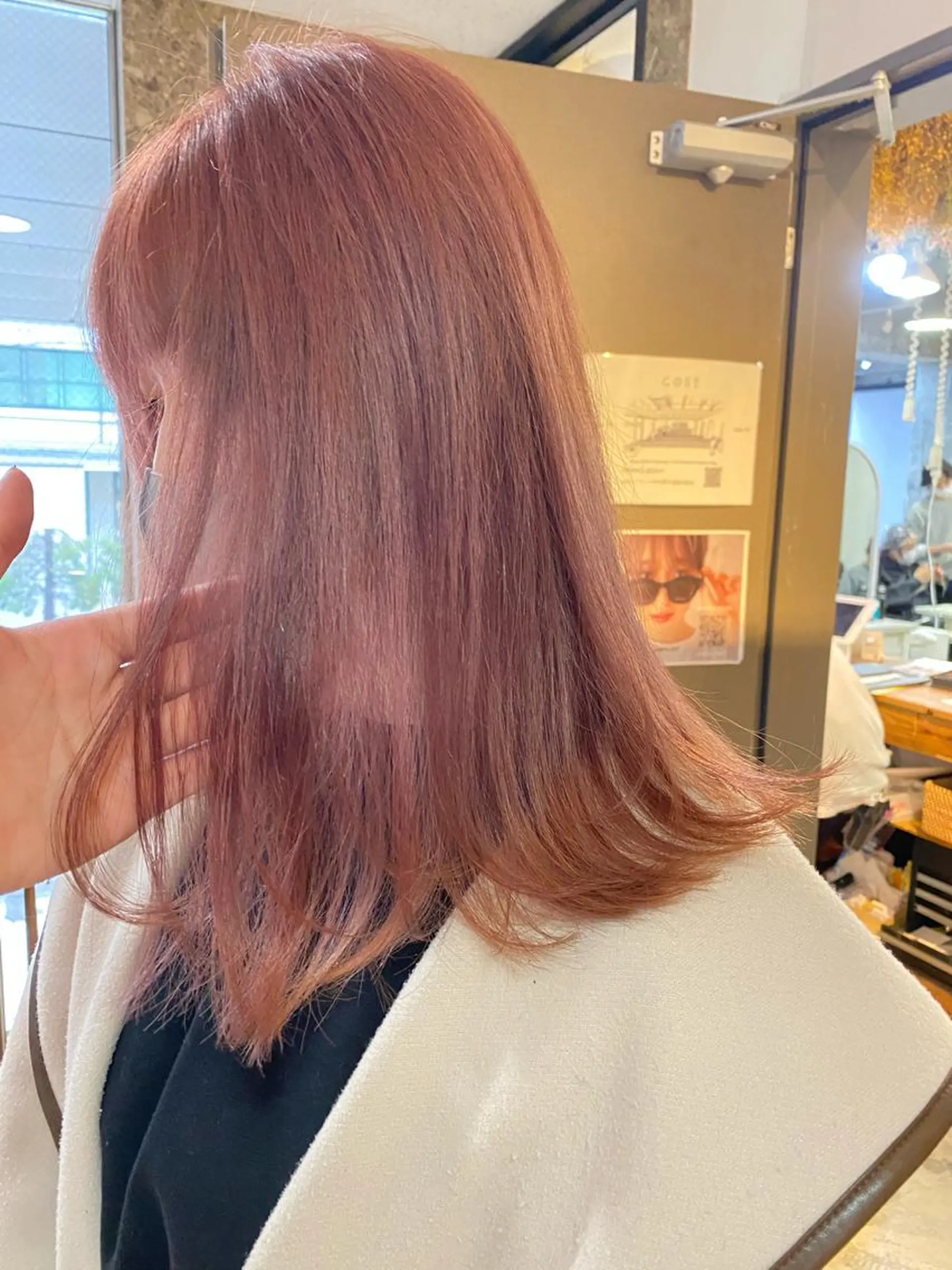 ミディアム カラー Pia ツボイ ケイタのヘアスタイル