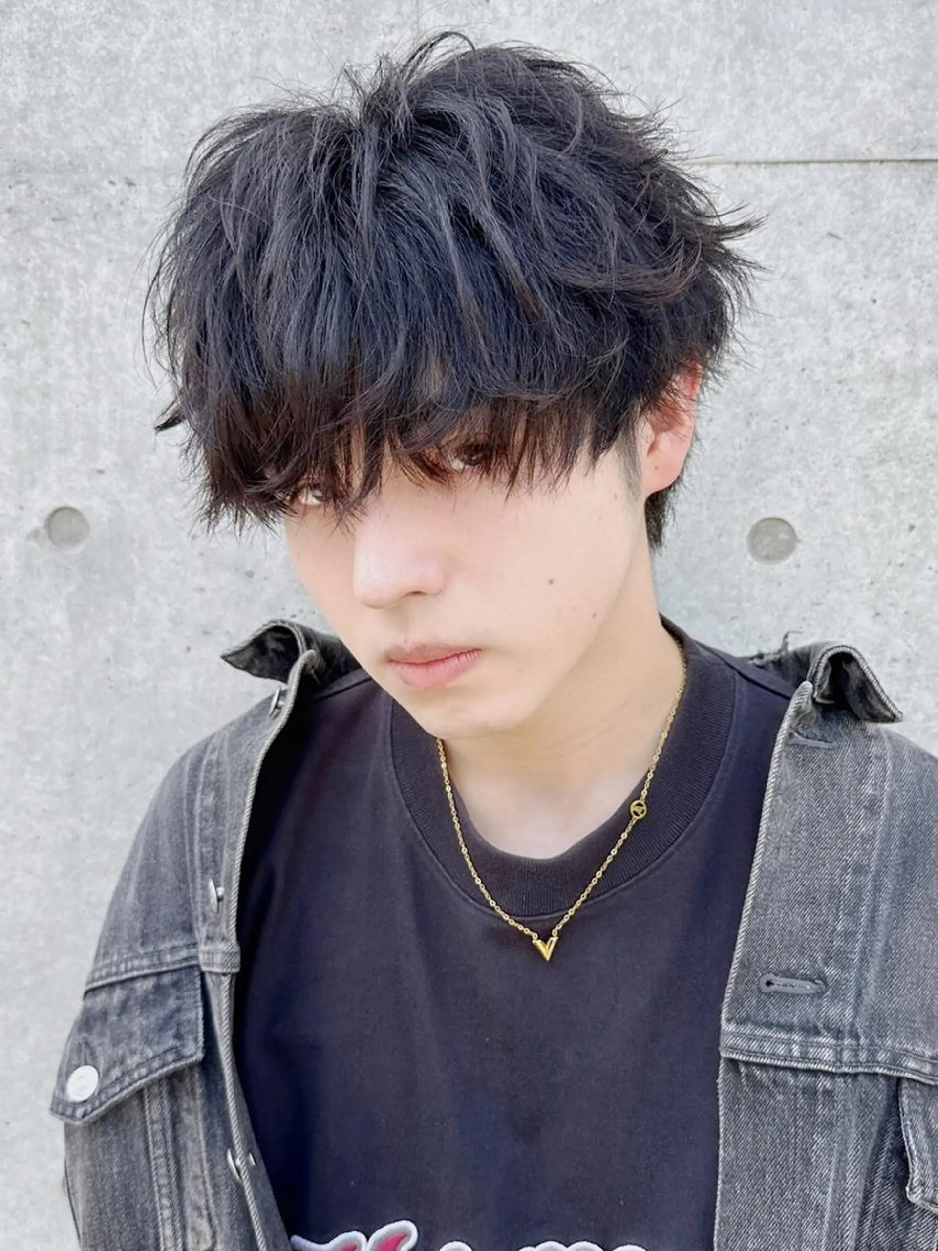 カラー *メンズ専門アカデミ ー🔥BLUCK🏁のヘアスタイル