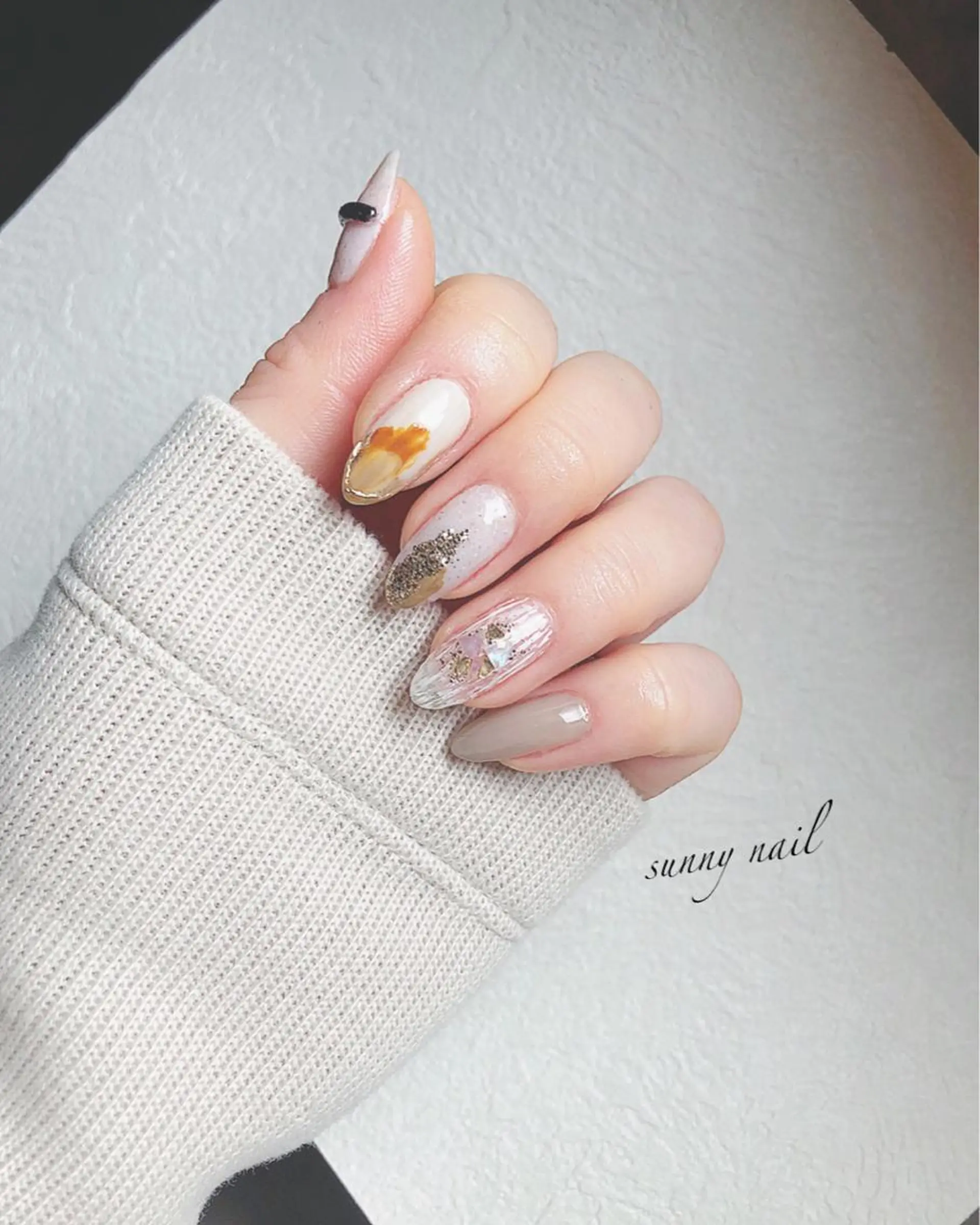 ネイル カジュアル ニュアンスネイル sunny nailのネイルデザイン