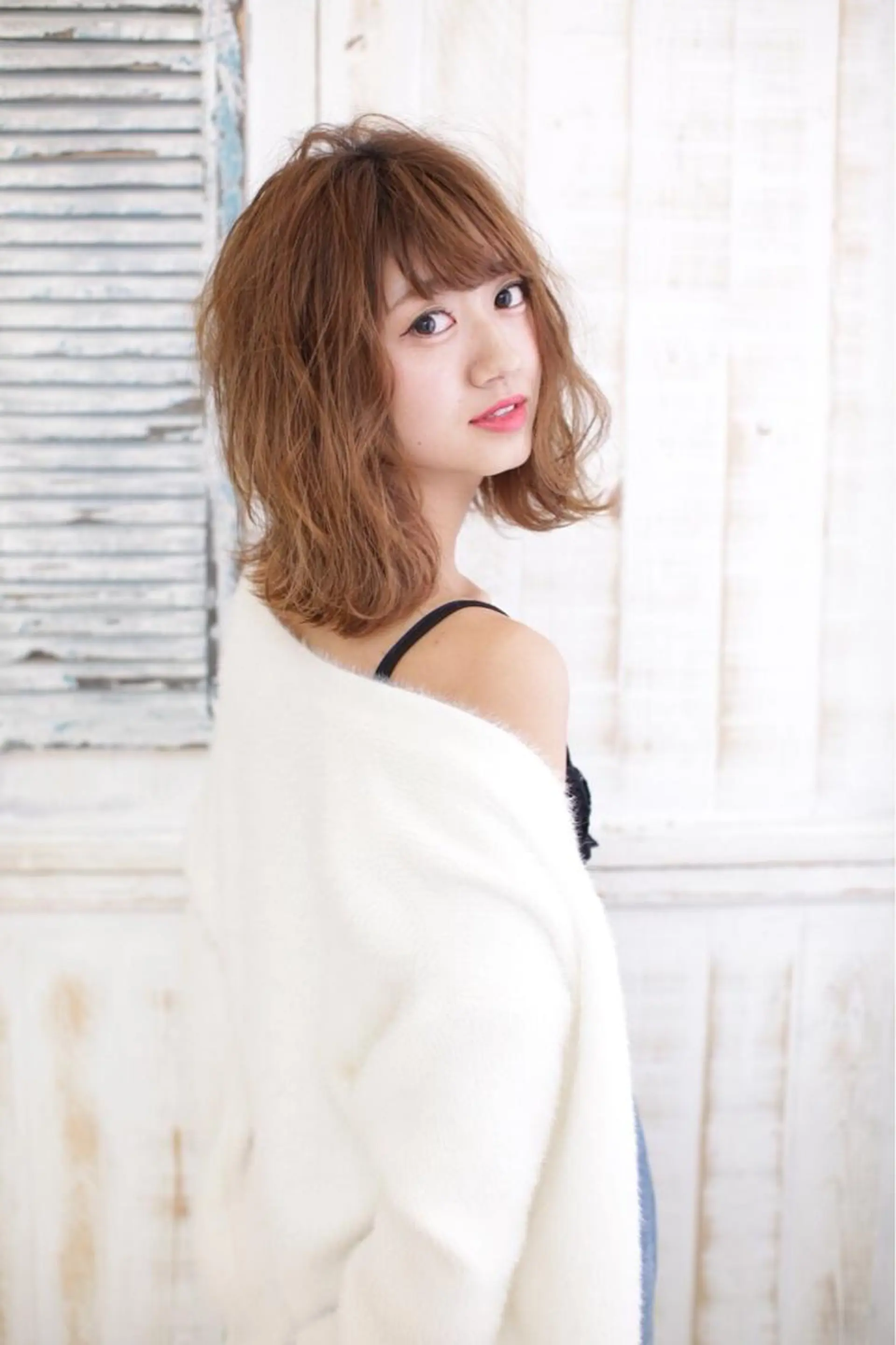 ミディアム カラー パーマ ヘアアレンジ メンズ キッズ ネイル マツエク・マツパ メンズブリーチ ブリーチ ケアブリーチ 透明感カラー トリートメント カット 縮毛矯正 EnBlesS西宮 マンツーマン神道有基のヘアスタイル