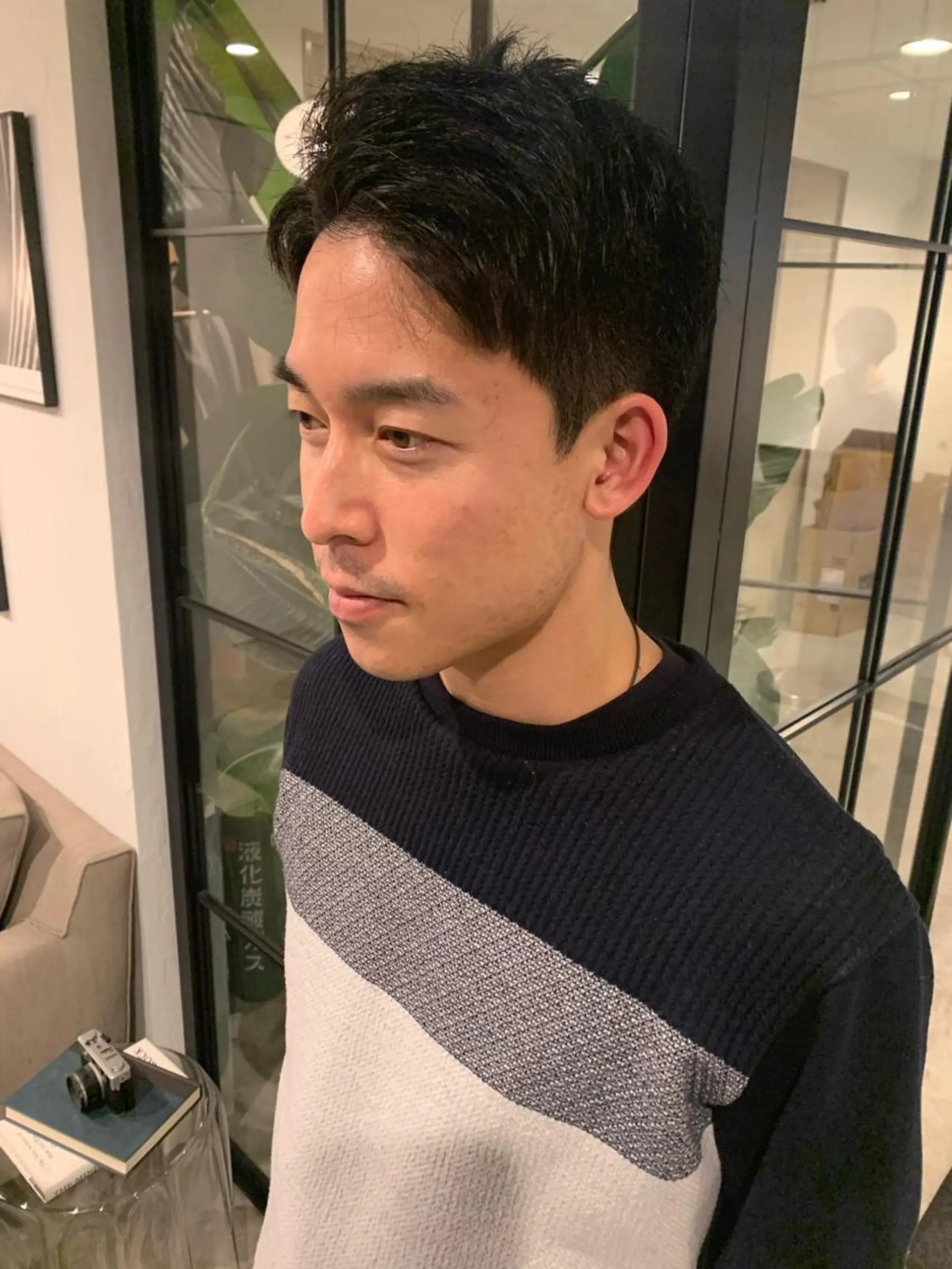 ショート メンズ ピンクベージュ/新潟 万代/高橋桃葉🍑のヘアスタイル