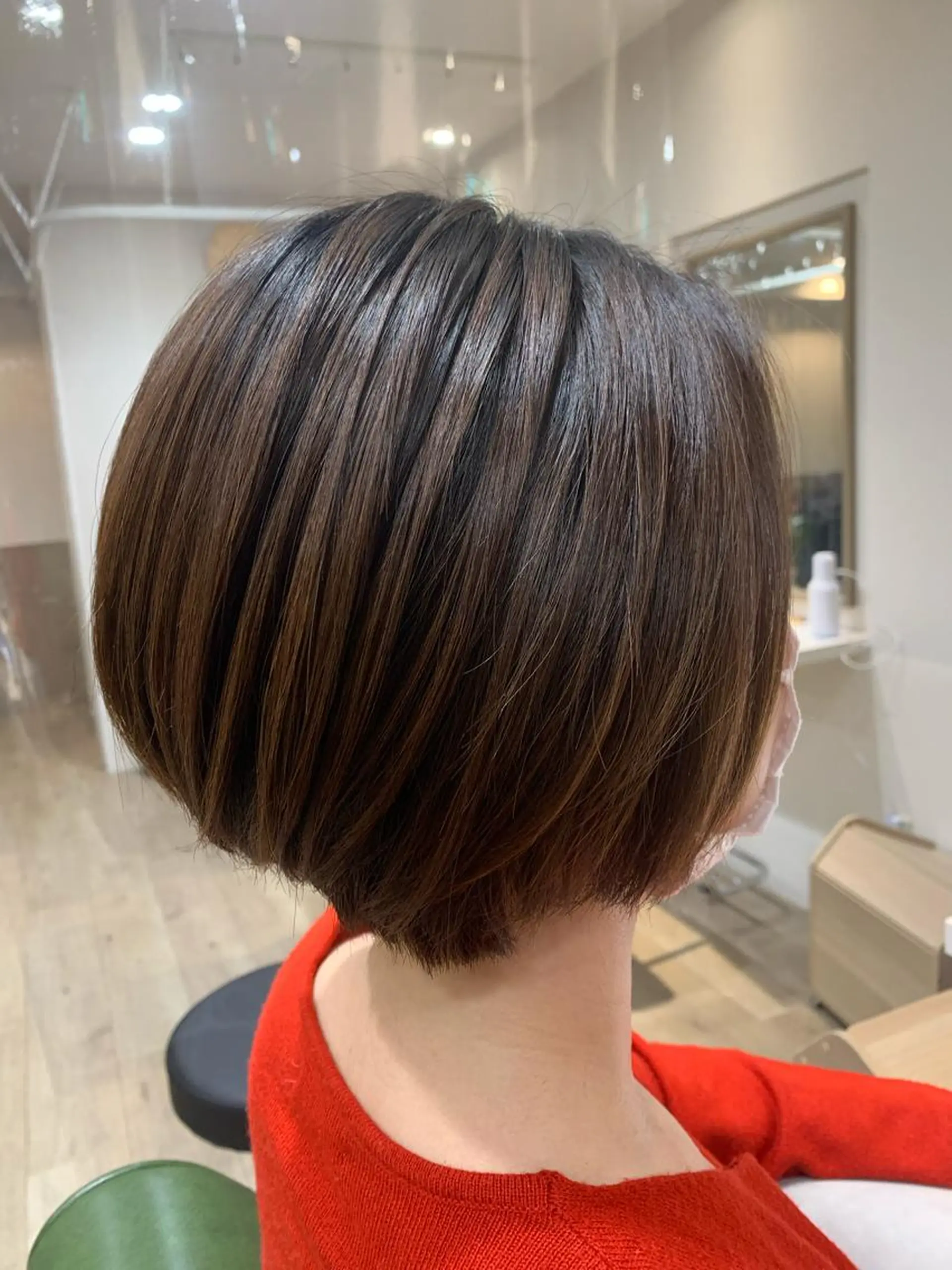 ショート カラー ショートボブ 丸みショート ボブ ショートヘア ヒロタ ハルヒ🦁のヘアスタイル