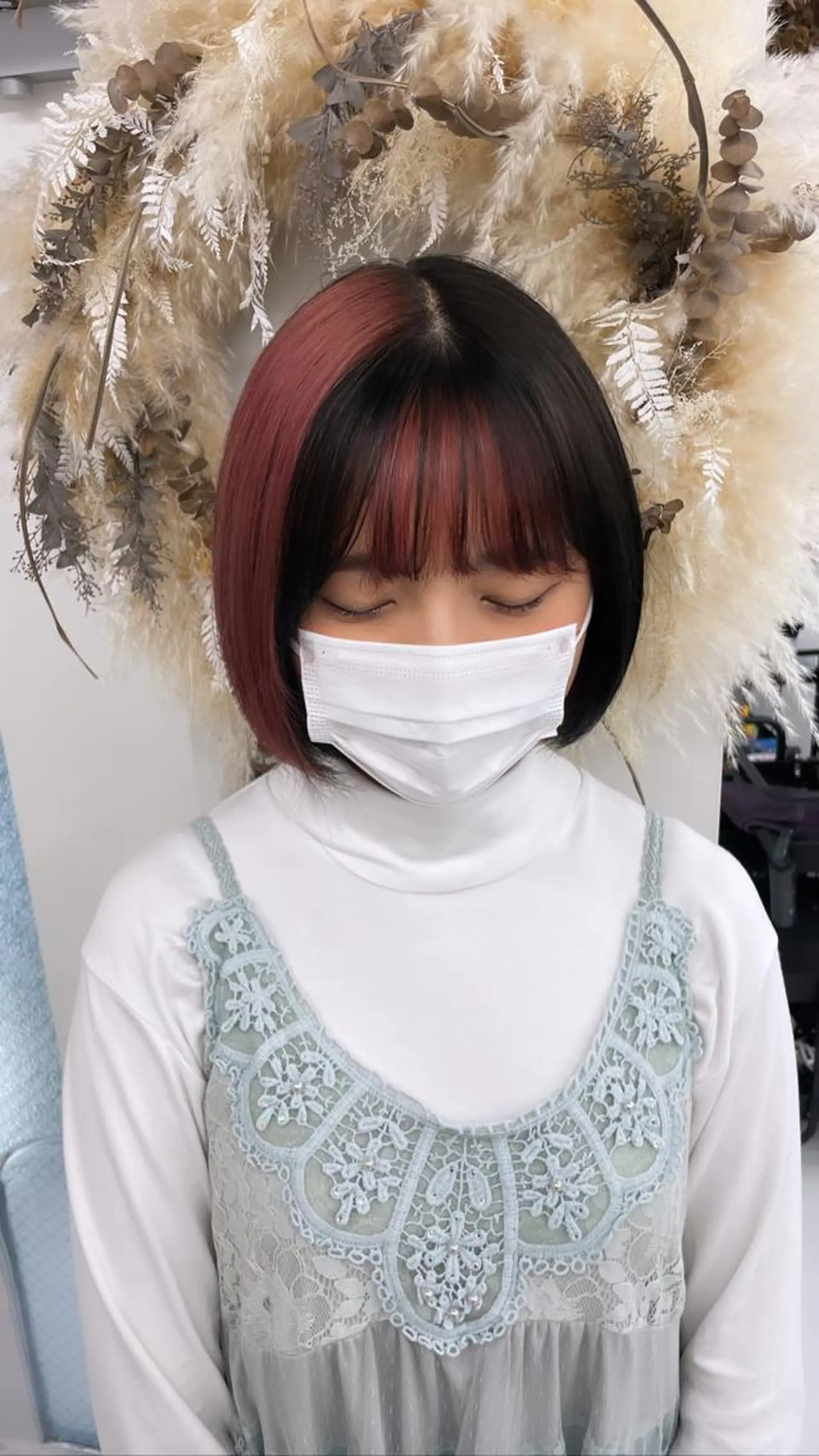 ショート カラー デザインカラー りゆ (ハイトーンカラー)のヘアスタイル