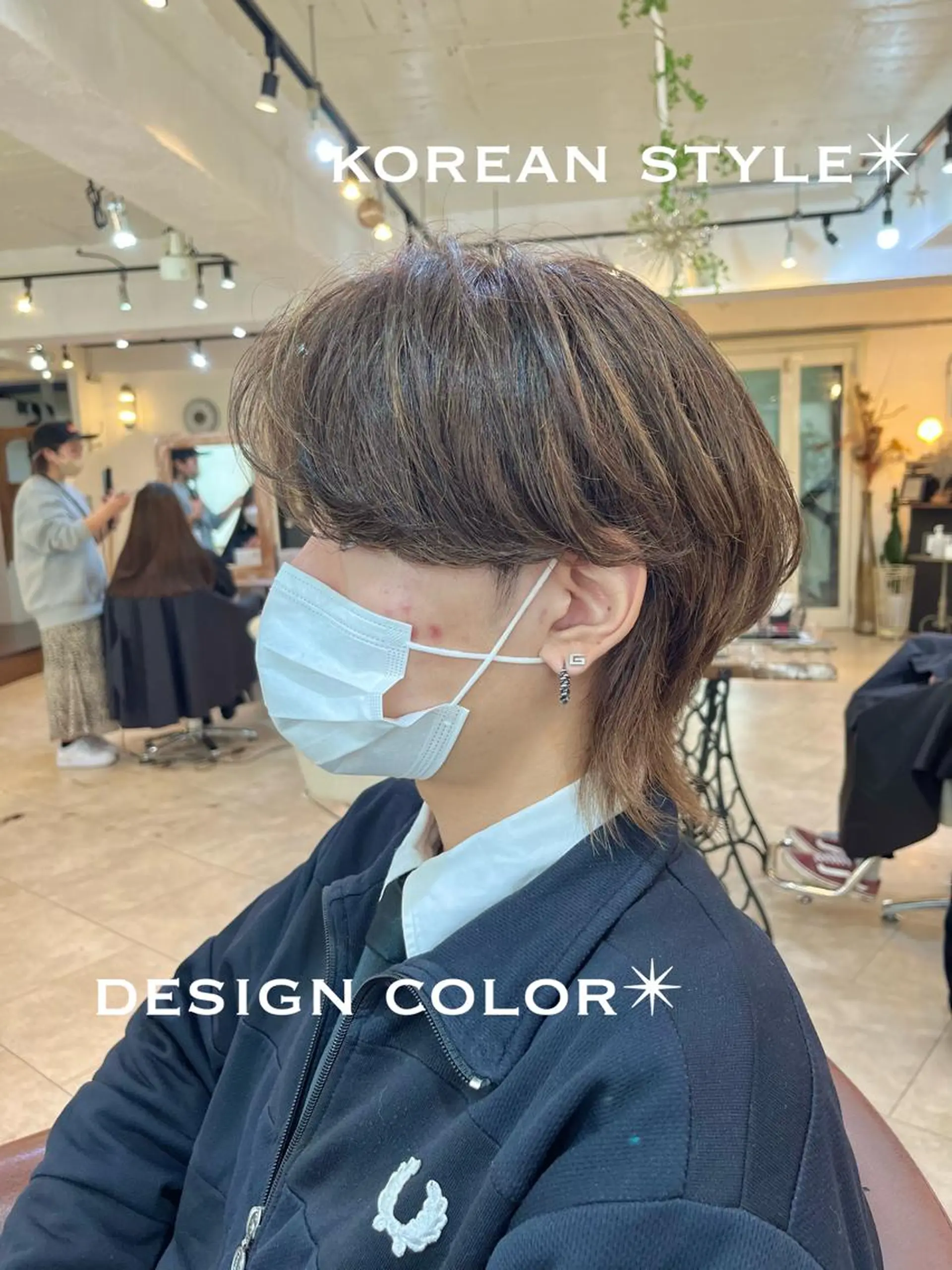 ショート ハイライト 韓国風ヘア ウルフカット カット ヘアカラー 本場の韓国ヘア 🇰🇷チ・ヨンジュのヘアスタイル