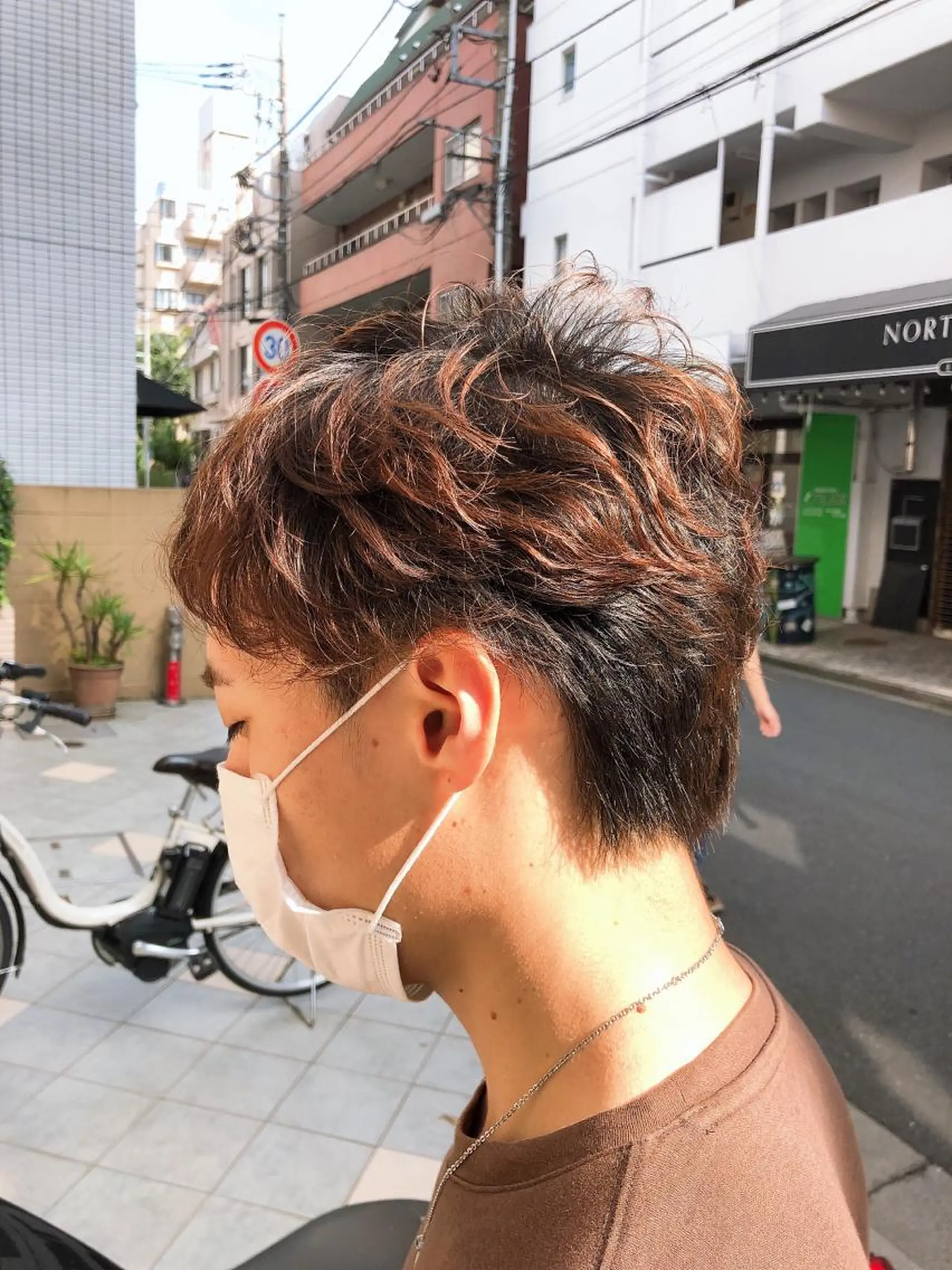 パーマ カット パーマ 阿部 美咲のヘアスタイル