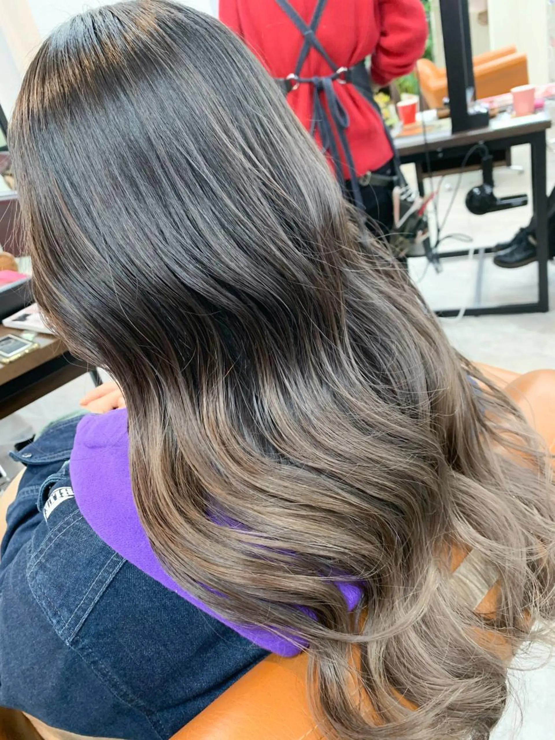 ロング 🥇近藤 恭輔🥇 Recharme新保のヘアスタイル