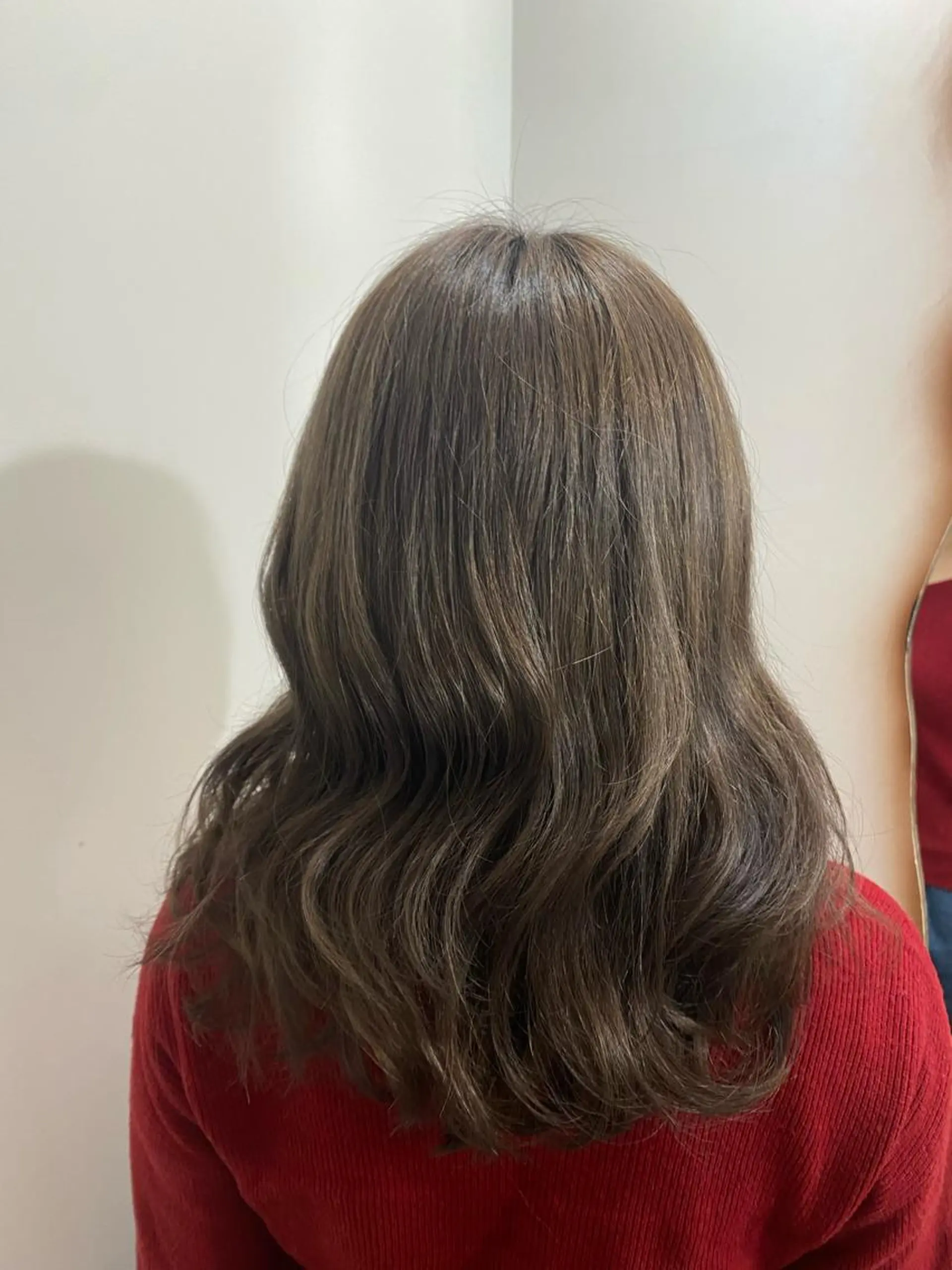 セミロング カラー パーマモデル募集中 渥美翔人のヘアスタイル