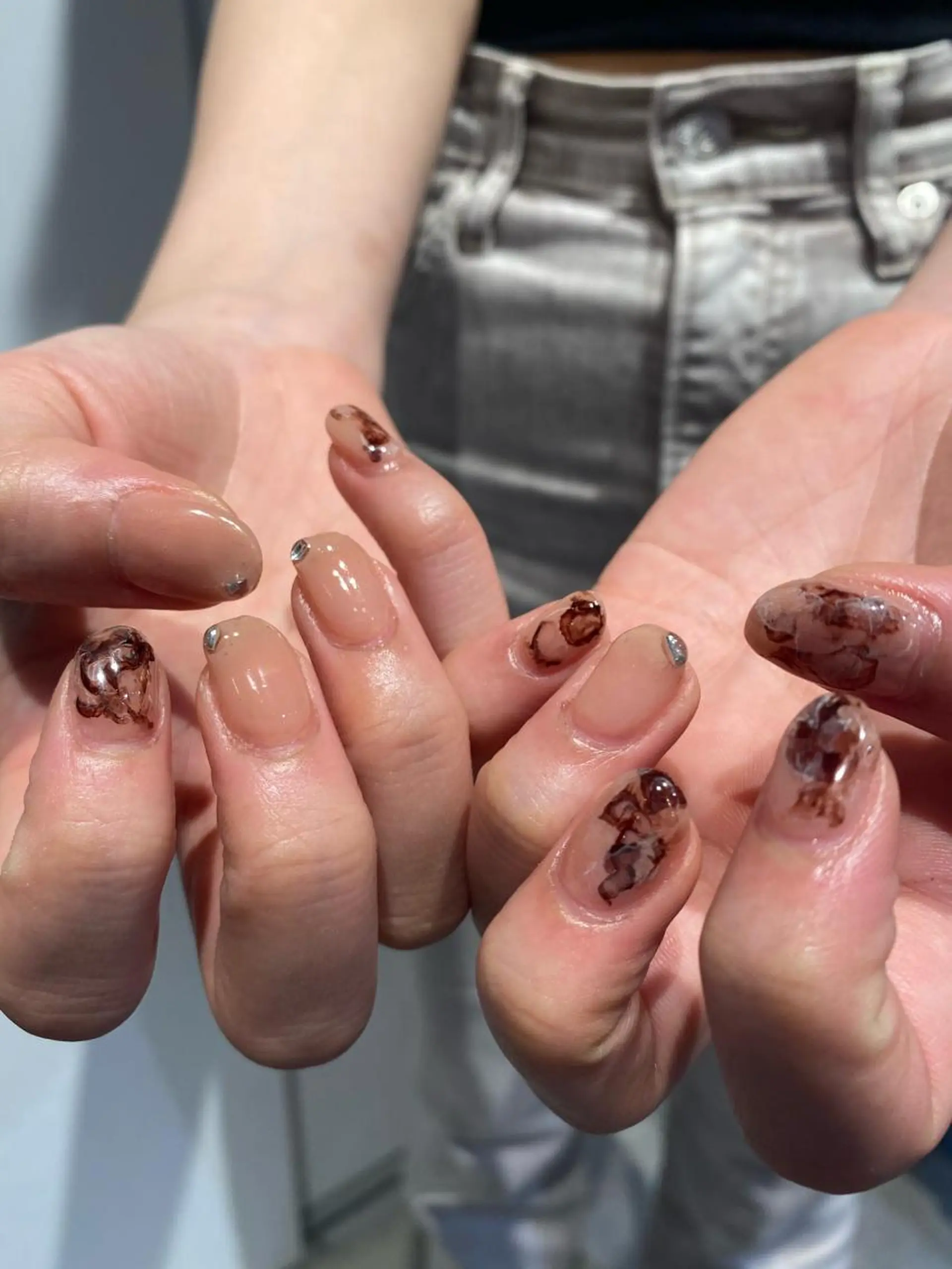 ネイル AO所属・RISAKO 艶髪モテヘア🎀府中のヘアスタイル