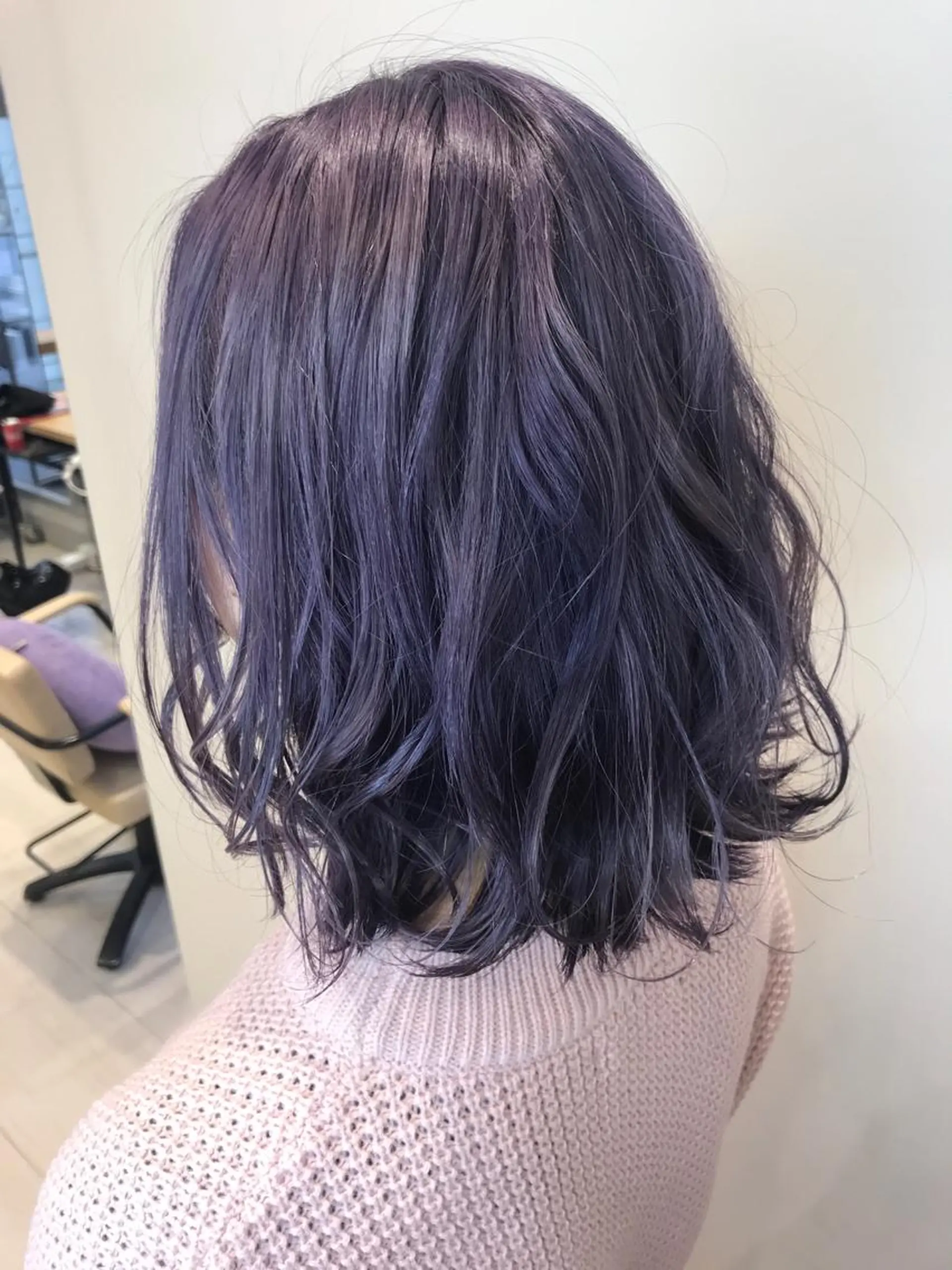 カラー ブルーカラー バイオレットカラー カット ヘアカラー トリートメント インナーエクステ渋谷 🦋KAJIのヘアスタイル