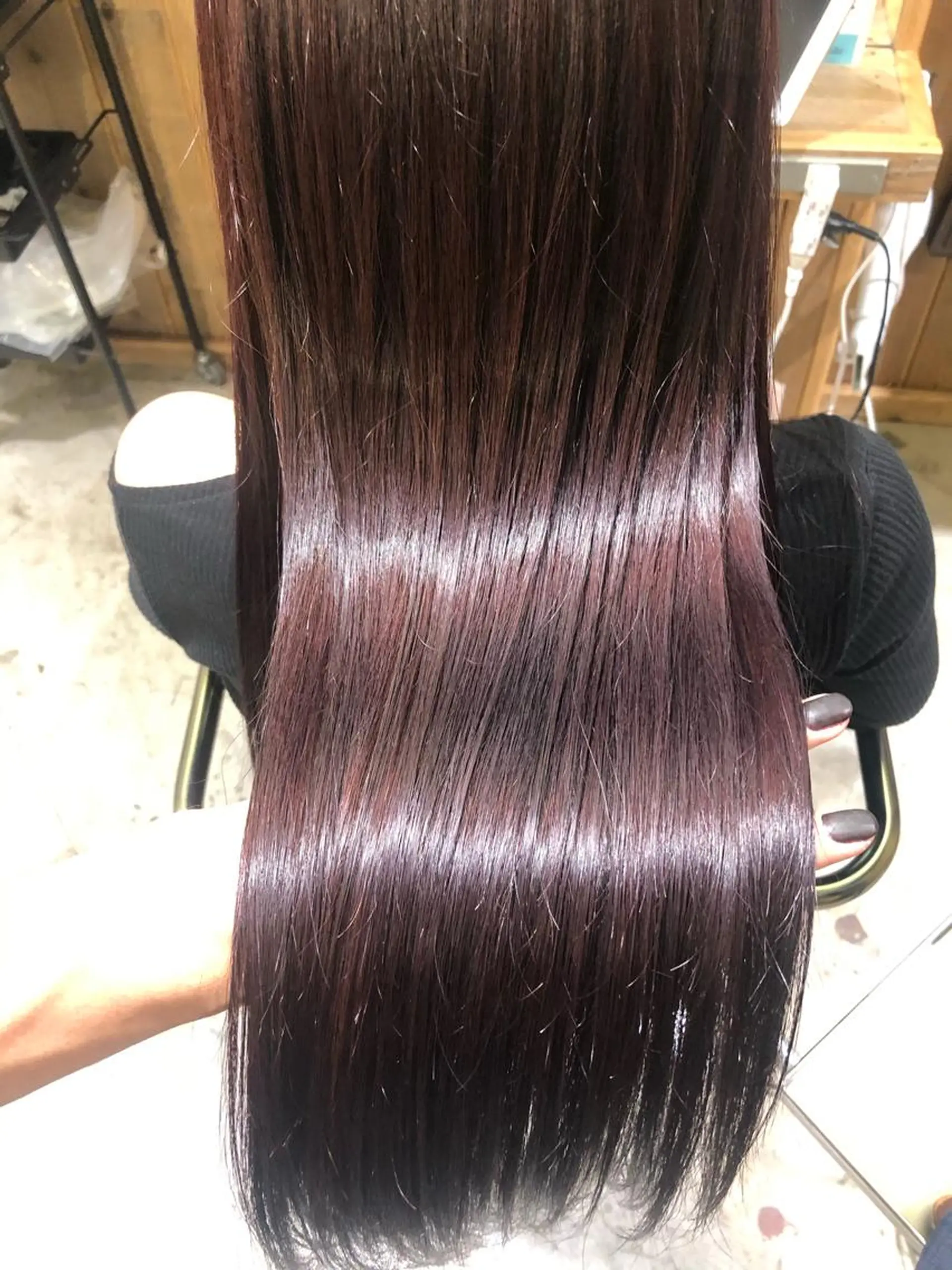 ロング カラー ブリーチ イルミナカラー ブリーチなしカラー ヘアカラー 舘野 太嘉宏のヘアスタイル