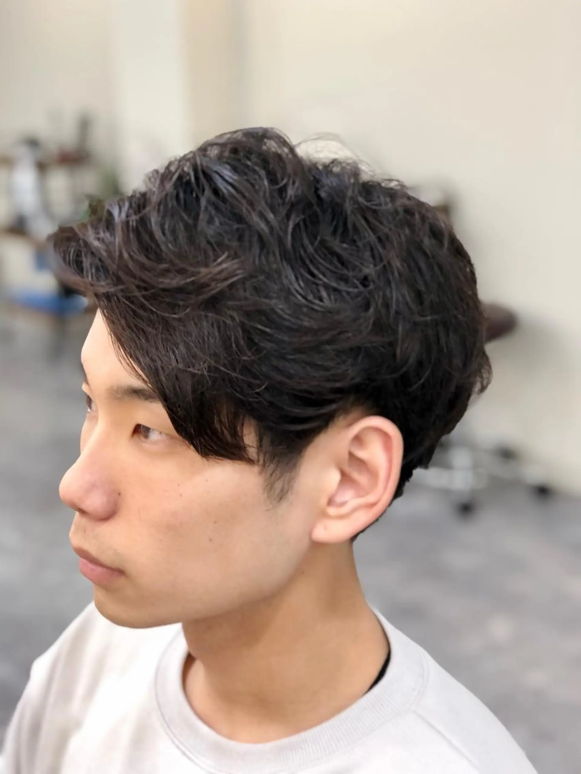 メンズ カット パーマ トリートメント H by Real meのヘアスタイル