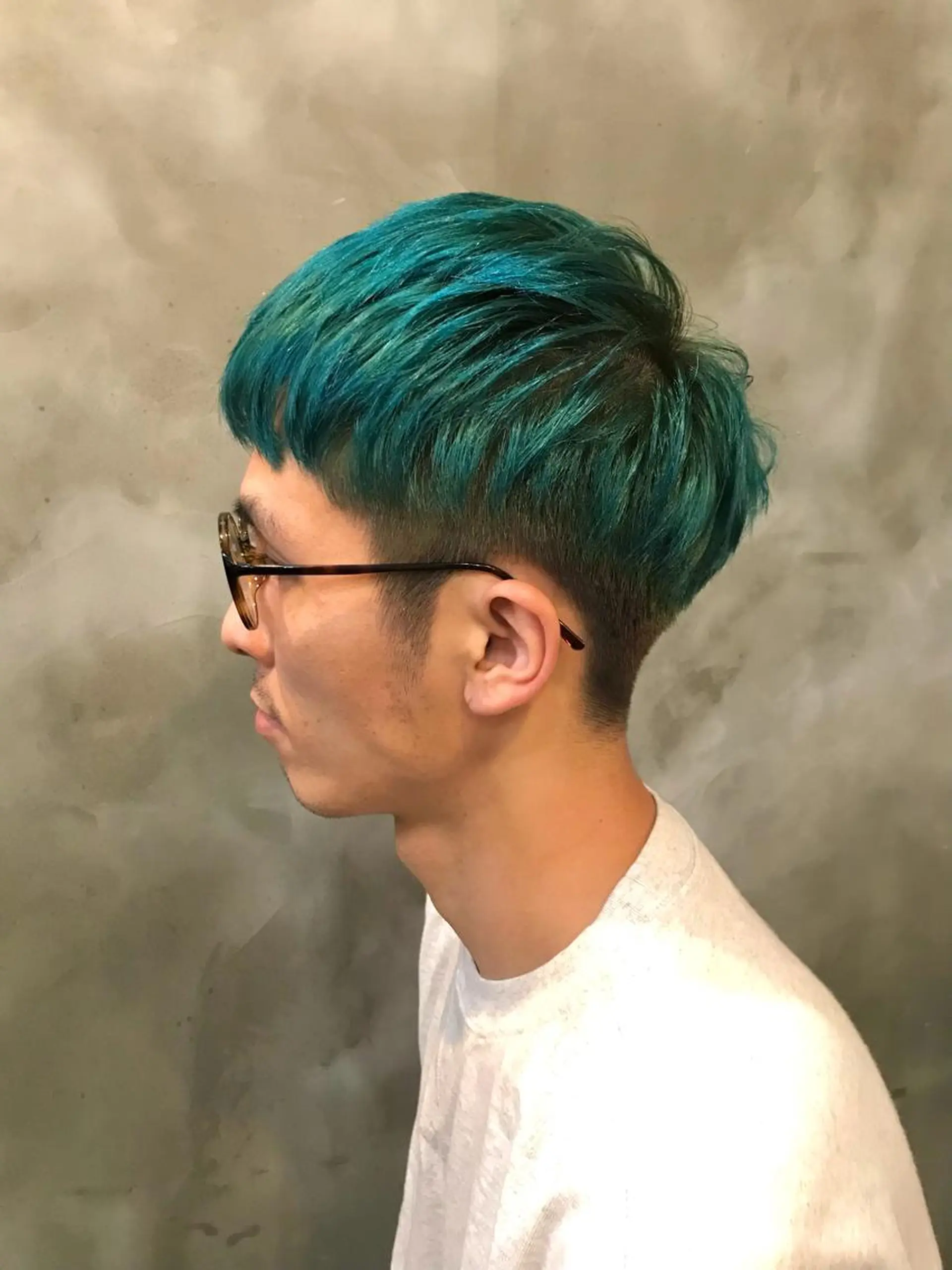 ショート カラー メンズ 木村陸弥 似合わせ 透明感カラー🌿のヘアスタイル