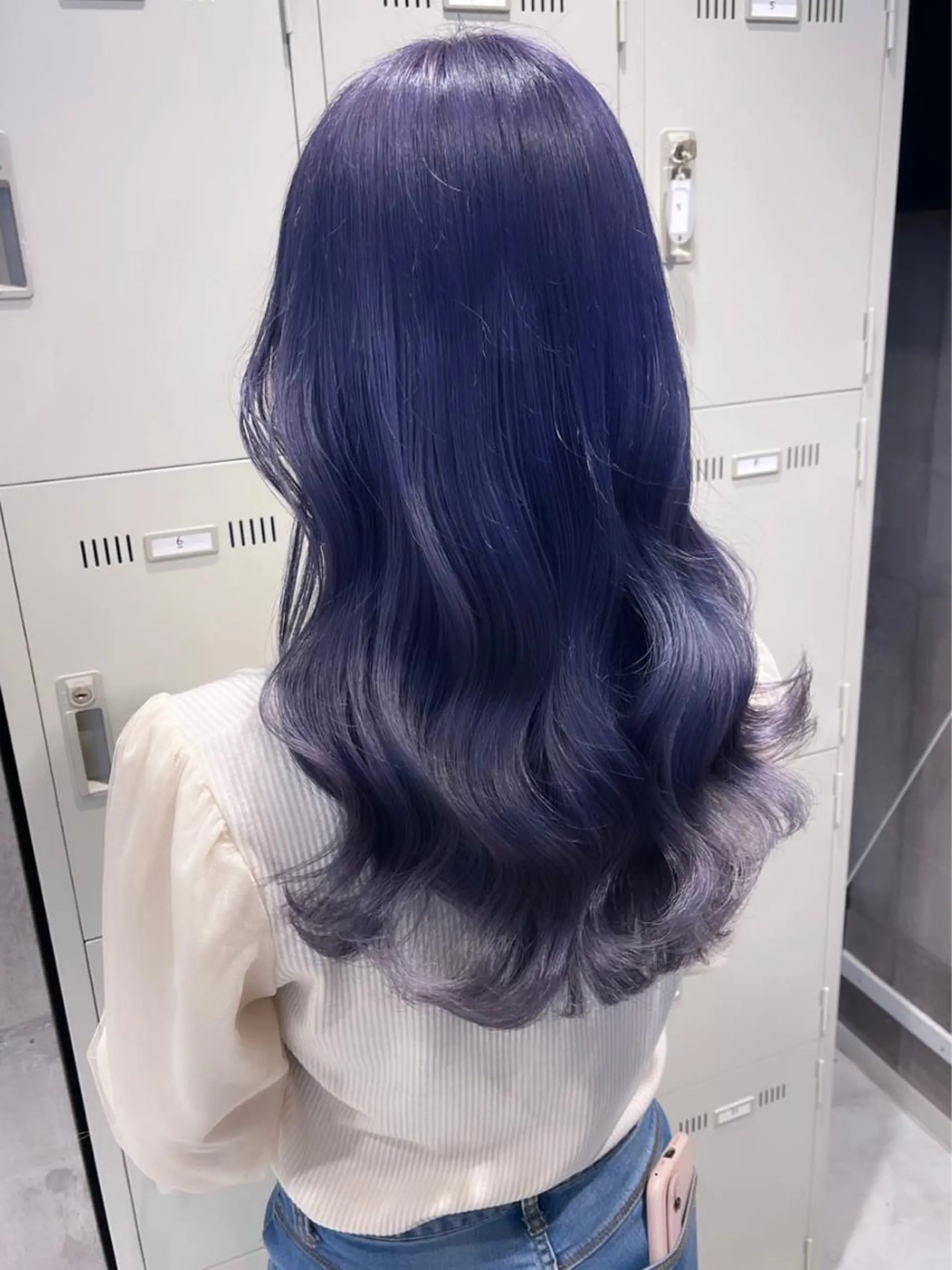 ロング カラー パーマ ヘアアレンジ メンズ キッズ ネイル マツエク・マツパ アイブロウ 🎀韓国レイヤー YURINA🎀のヘアスタイル