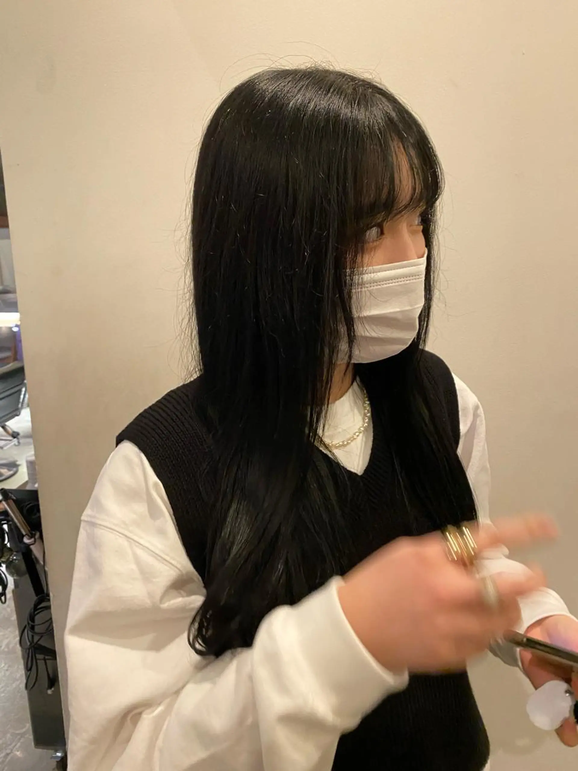 ミディアム 無料カットモデル 丸川英心のヘアスタイル