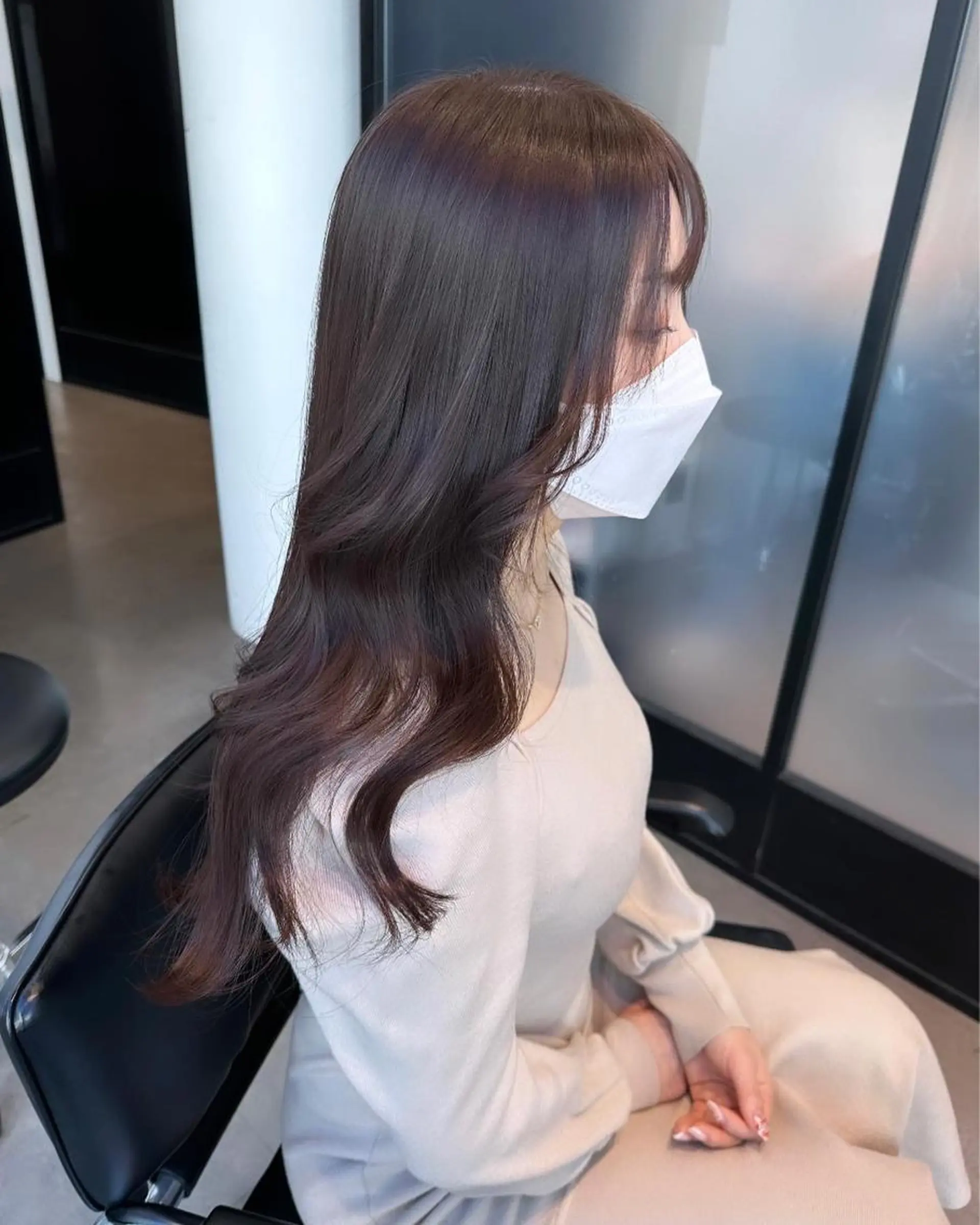 ミディアム カラー 韓国ヘア 店長NEGIのヘアスタイル