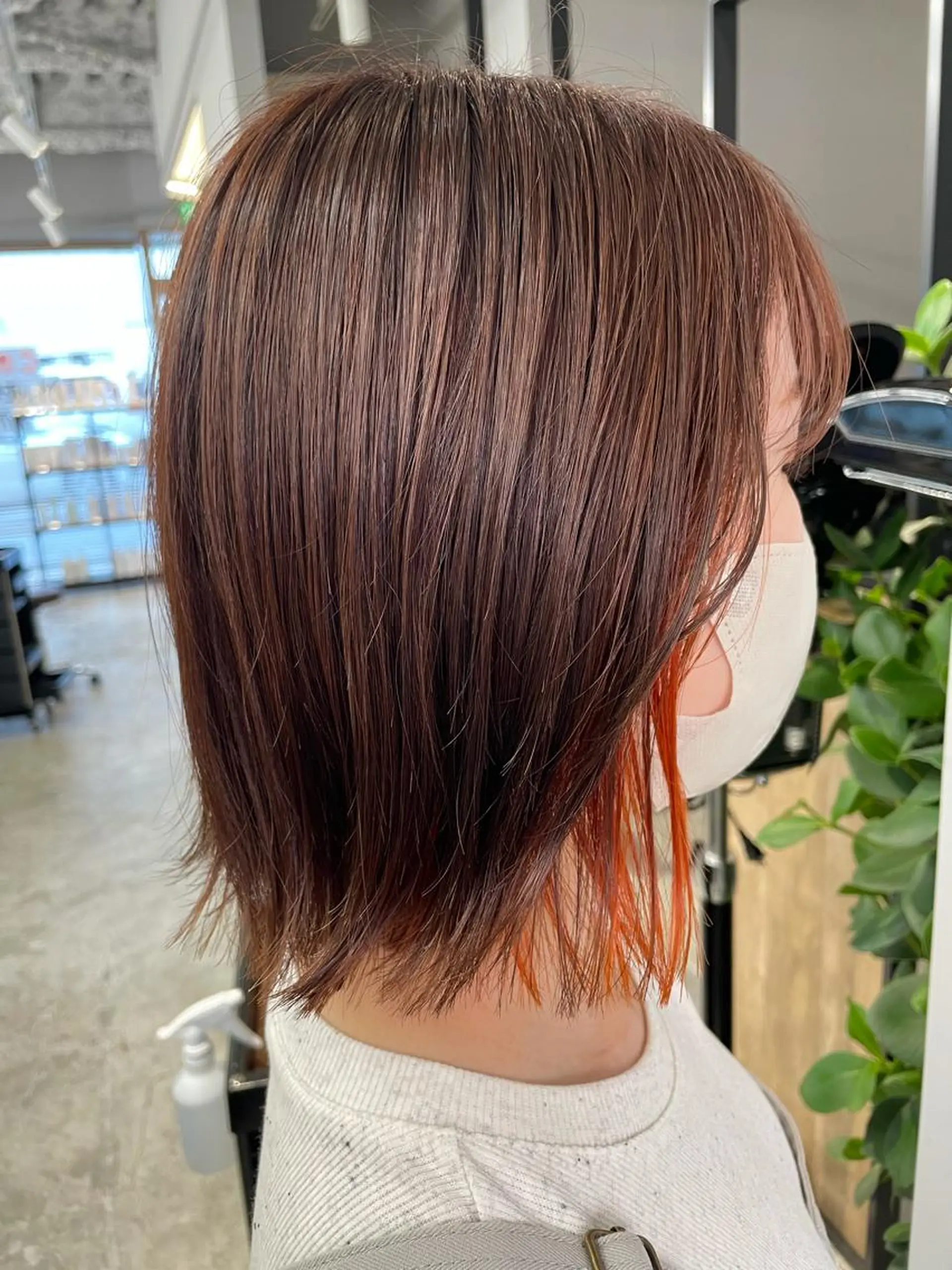 ミディアム SAEKI【ior 】北千住店ブリーチのヘアスタイル