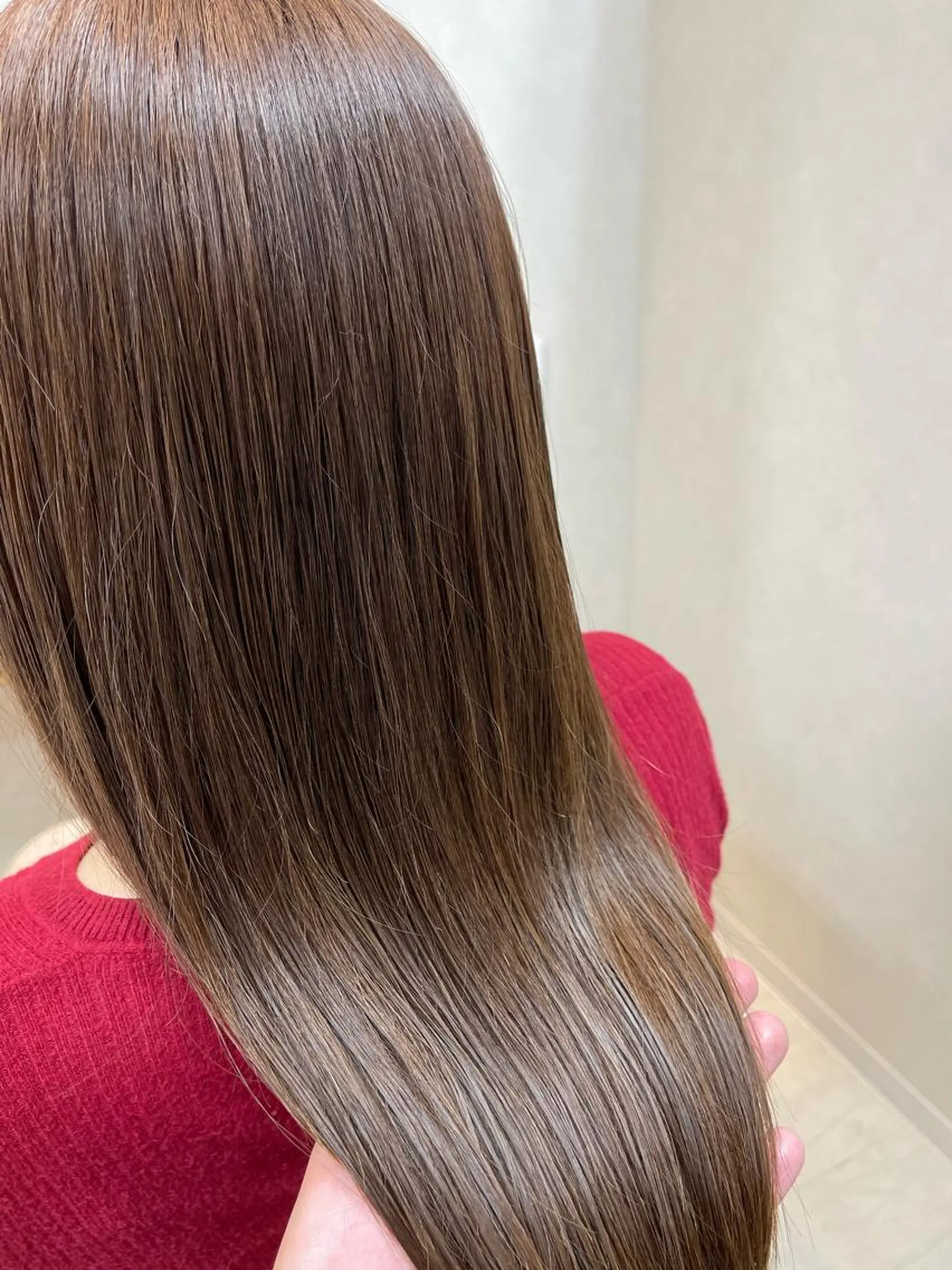 セミロング カラー カット ヘアカラー 縮毛矯正 池田 雄太 ✨美髪縮毛矯正✨のヘアスタイル