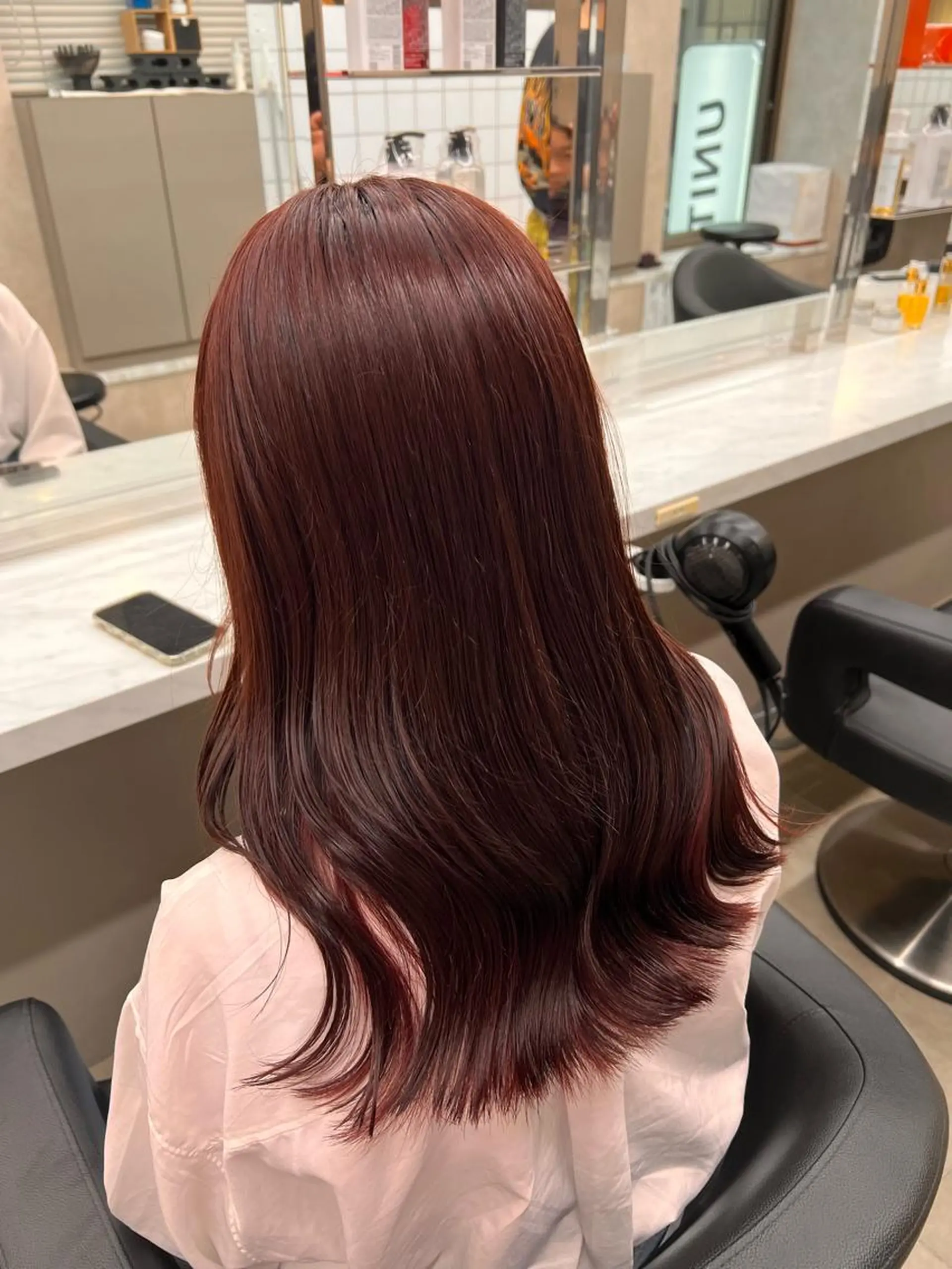 セミロング 💖札幌カラー 指名No.1💖玲奈のヘアスタイル