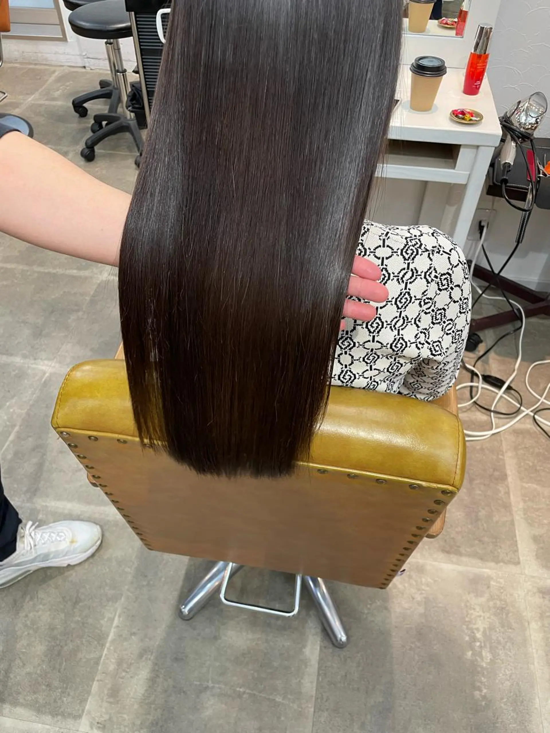 ロング カラー グラデーションカラー くびれヘア くせ毛 レイヤーカット カット 縮毛矯正 トリートメント 👑銀座ショート/ 絶壁補正/金子涼👑のヘアスタイル