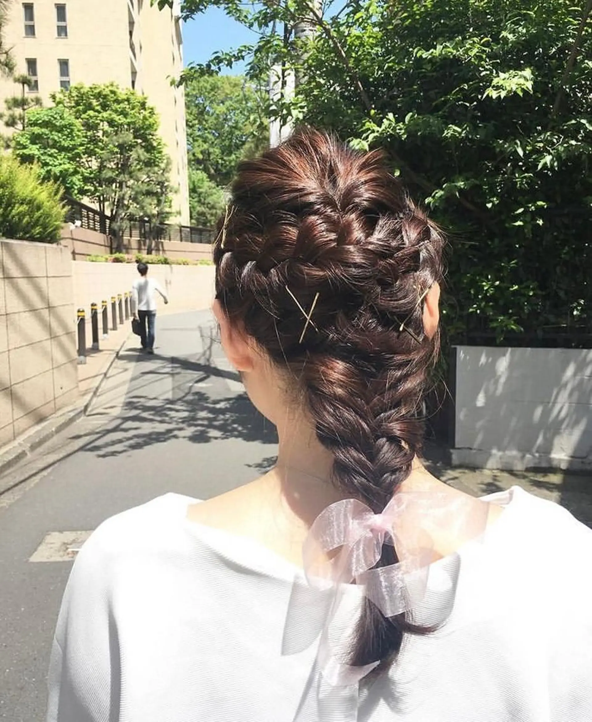 ロング ヘアアレンジ ヘアセット 髪質改善☺︎縮毛矯正 ふじい まりんのヘアスタイル