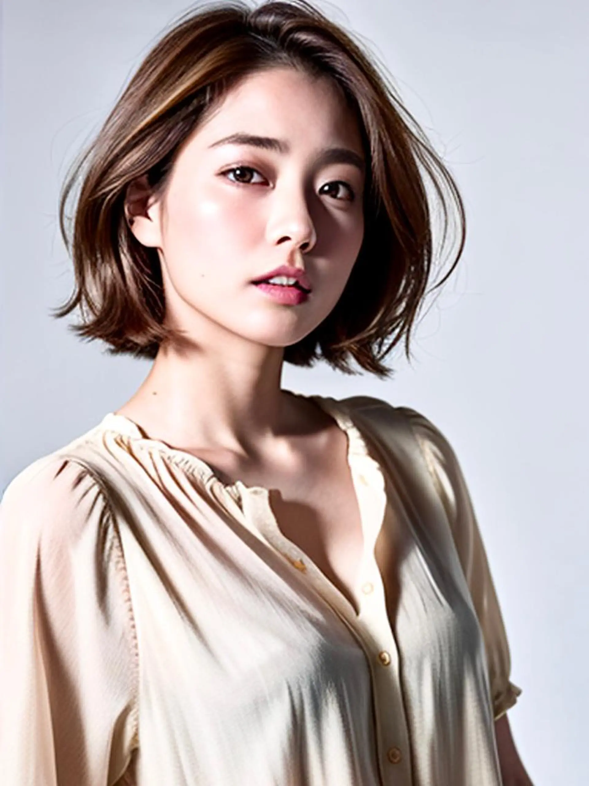 ショート カラー カット ヘアカラー トリートメント La Ruelle 江曽島店/髪質改善のヘアスタイル