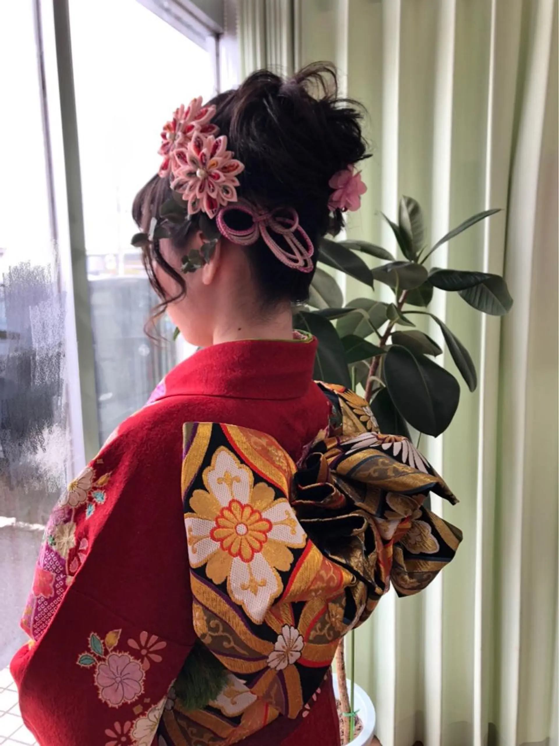 ヘアアレンジ 成人式 岩尾 志保のヘアスタイル