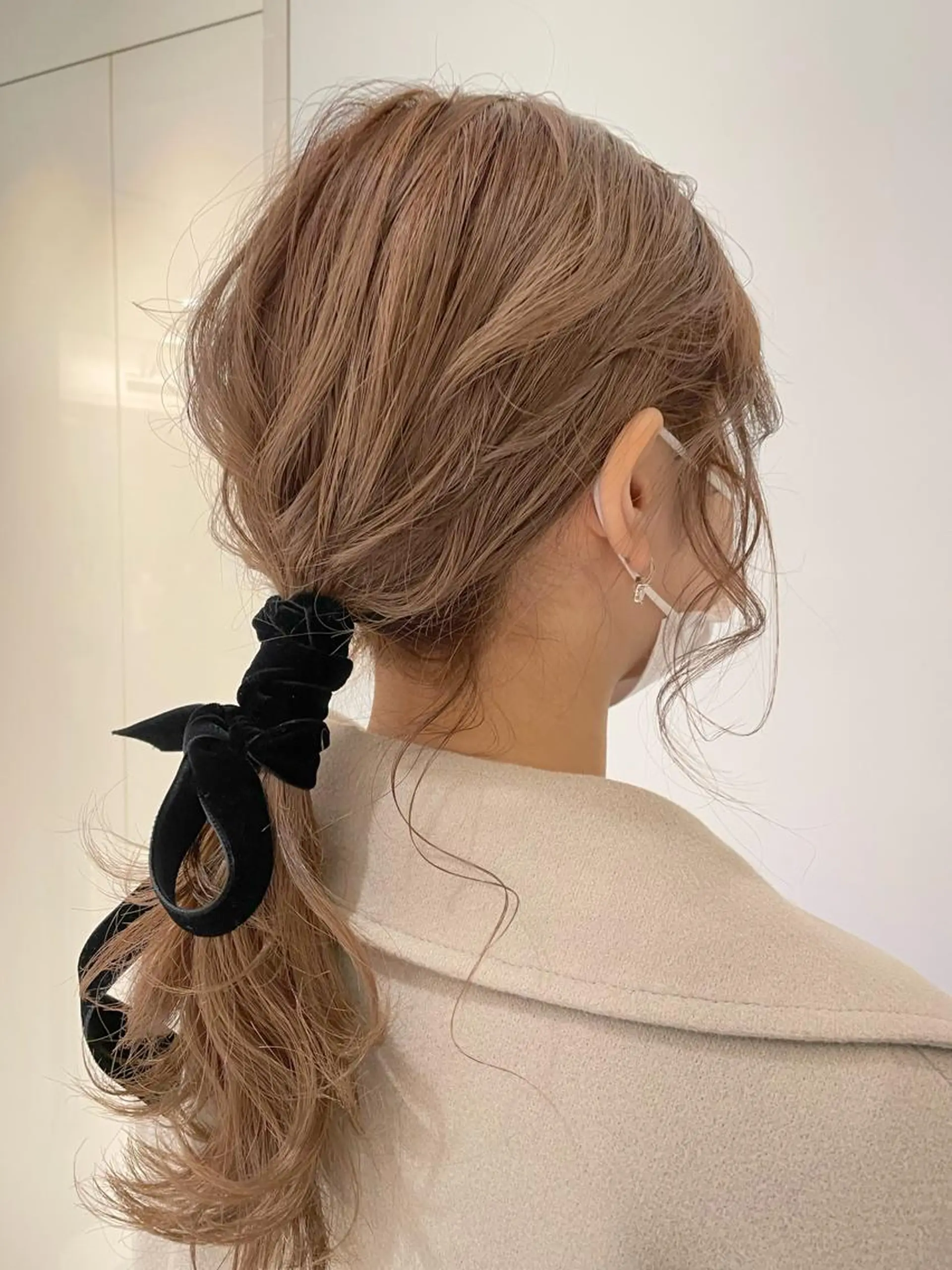 セミロング 韓国風パーマ/ヘア セット/店長みづきのヘアスタイル