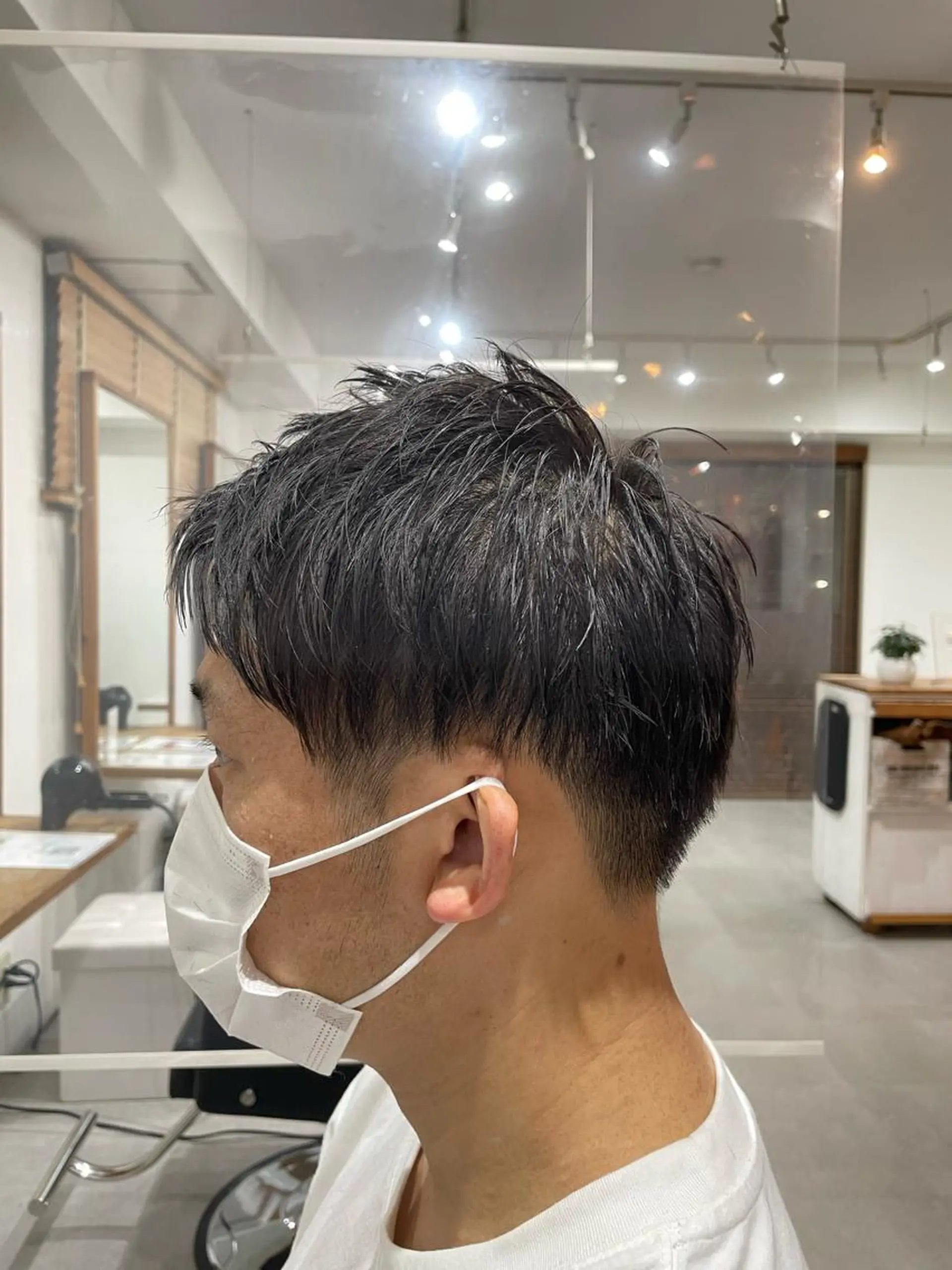 メンズ 🐬脱白髪染めカラー 清水大世🐬のヘアスタイル