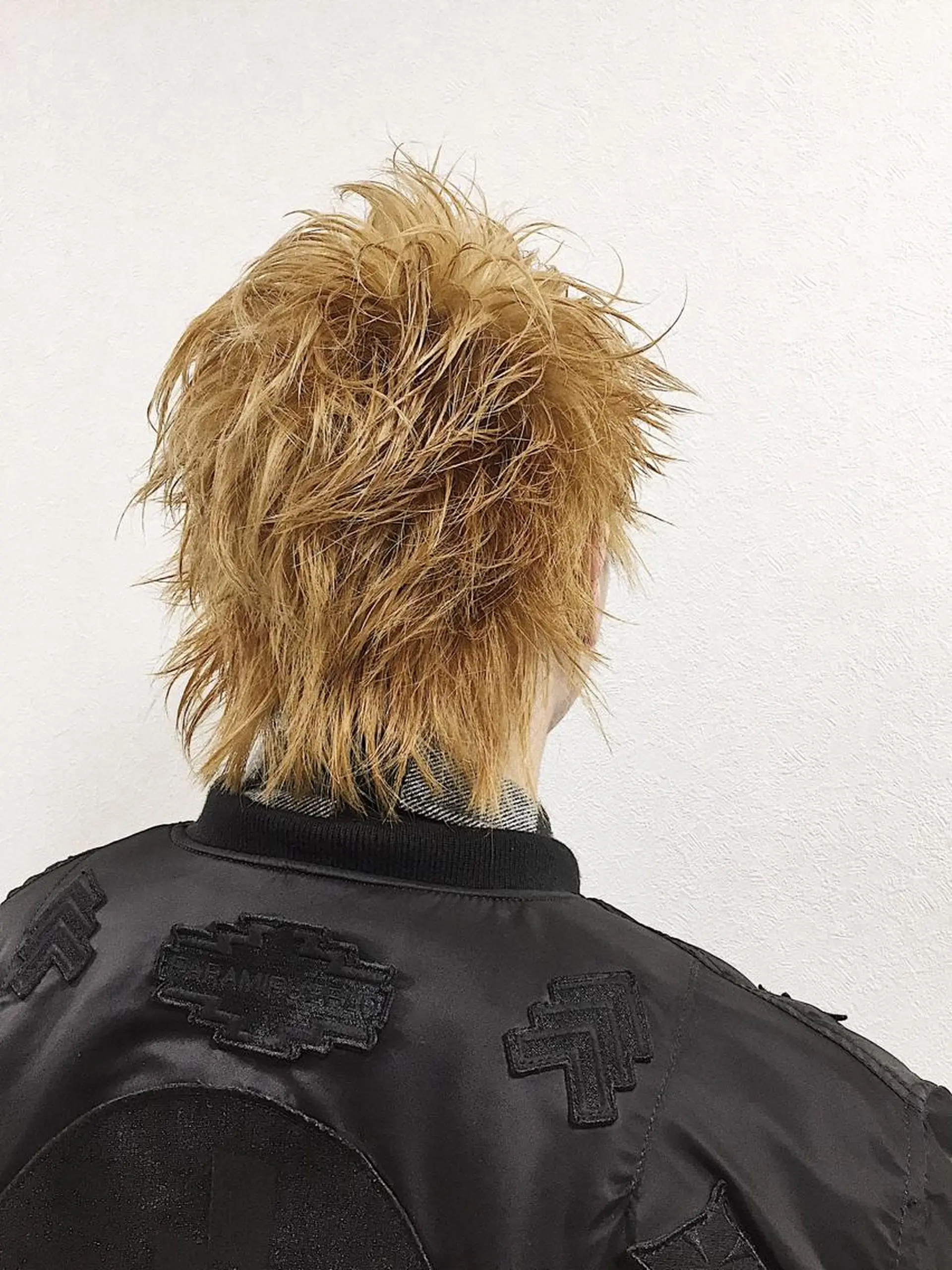 ショート カラー メンズ メンズウルフカット ウルフカット ハイトーン/レイヤー /ウルフ⭐️永田⭐️のヘアスタイル