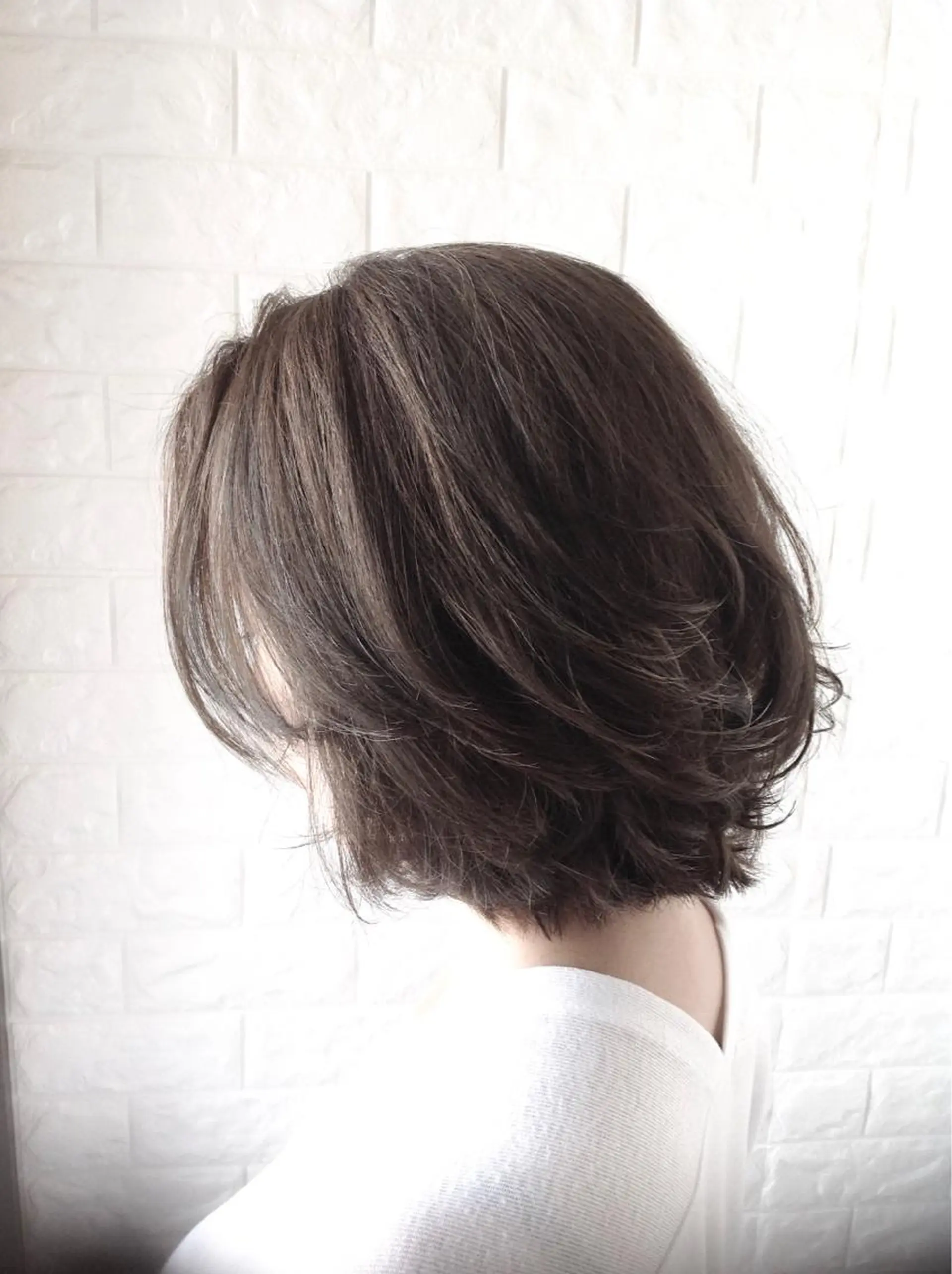 ミディアム カラー アッシュ 透明感カラー ハイライトカラー イルミナカラー ハイライト エイジングケア特化 美容師✂️山崎竜二のヘアスタイル