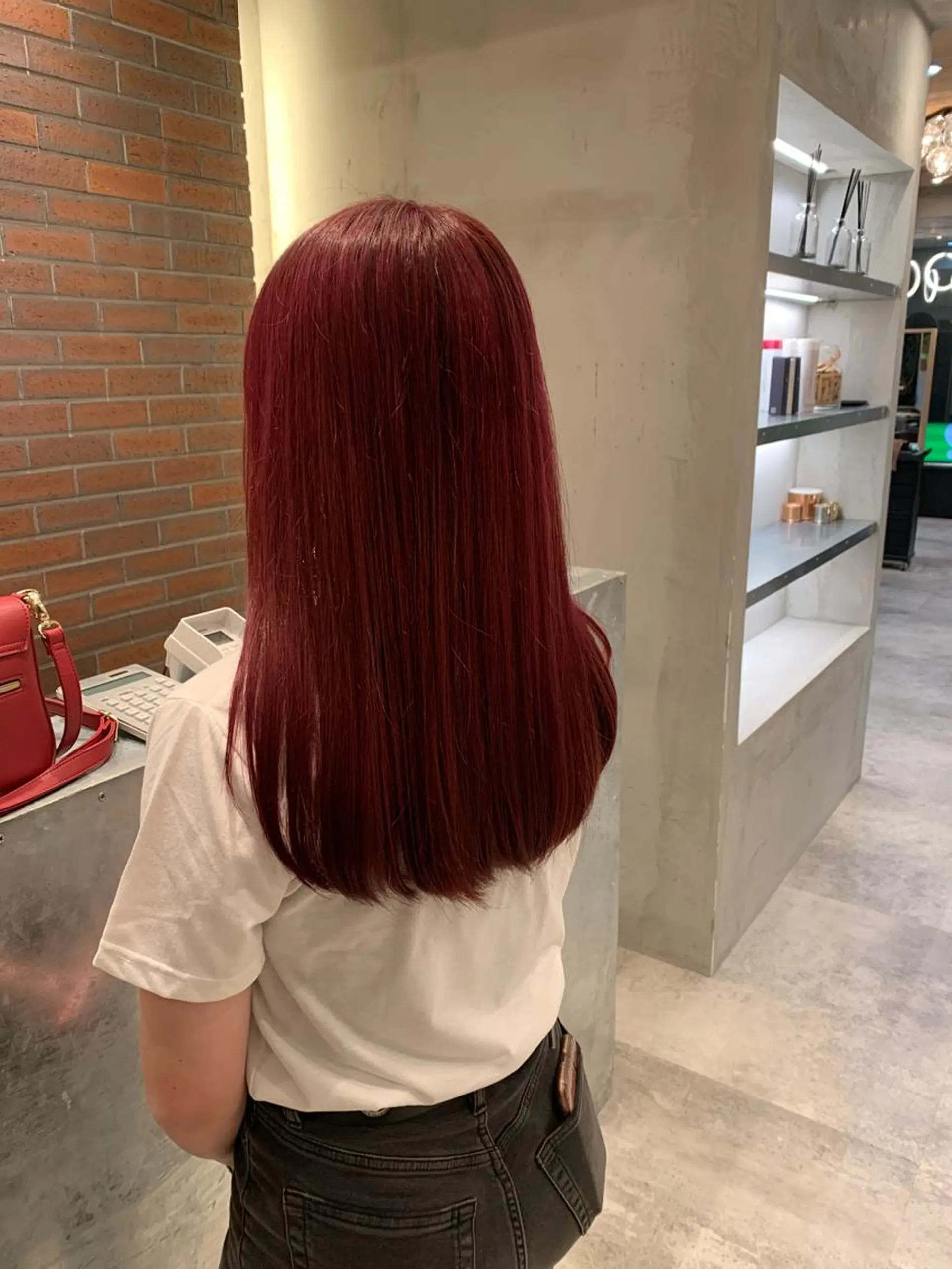 セミロング カラー 🫧髪質改善 講師🫧🍎幹細胞のヘアスタイル