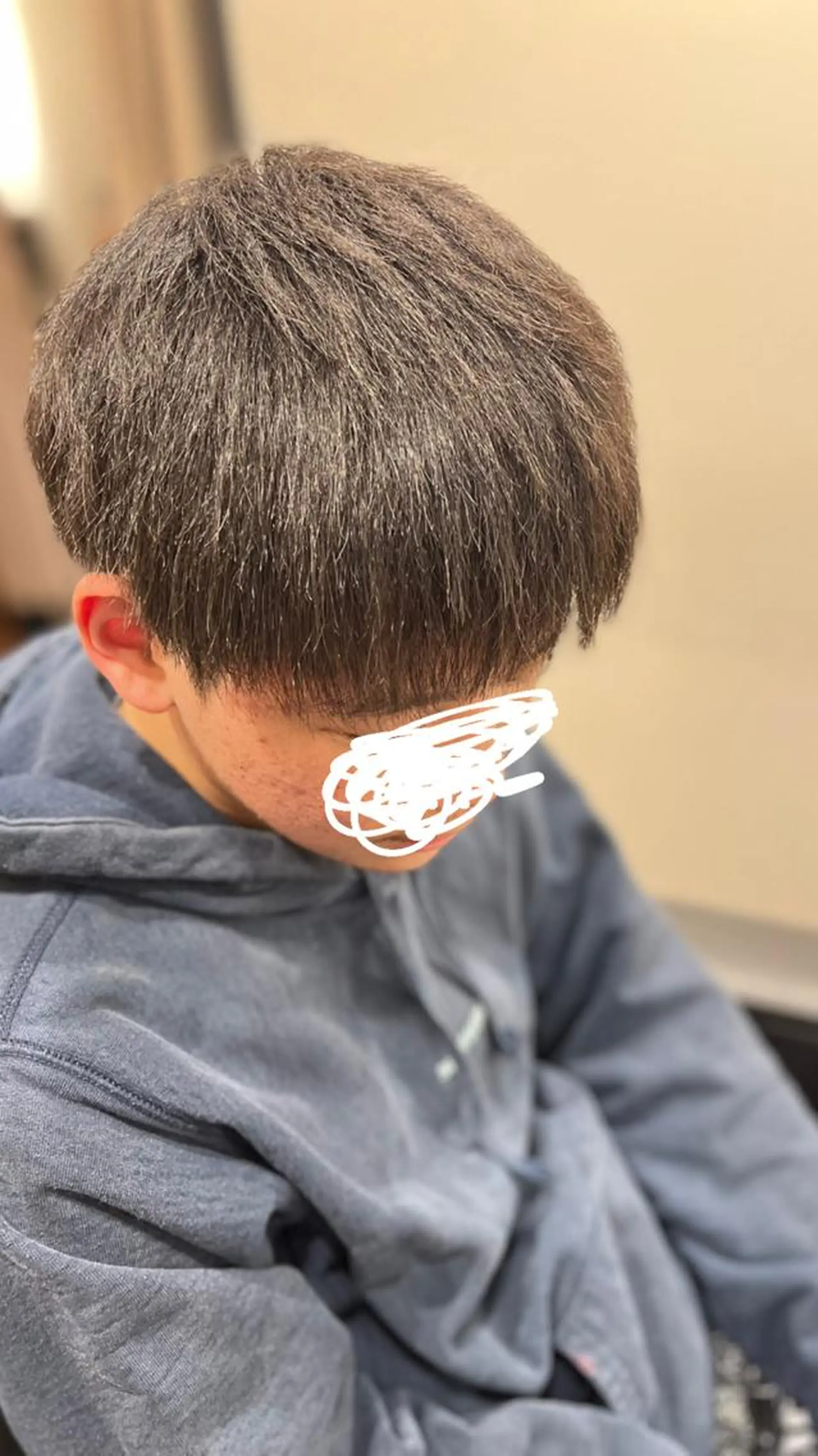 ミディアム メンズ 縮毛矯正 NAKAMURA YUKAのヘアスタイル