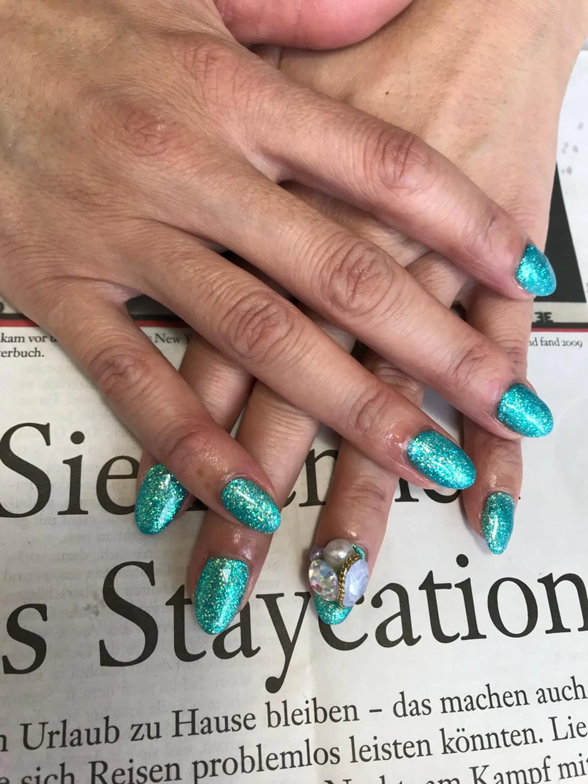 ネイル ストーンネイル ハンドネイル nail salon Neige所属・nail salon Neigeのネイルデザイン