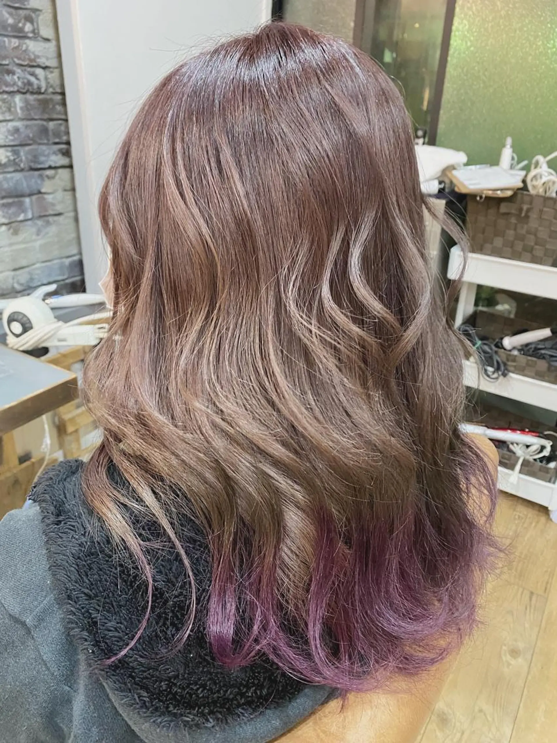 ロング カラー パープルカラー HairSalon SHIAN八王子店所属・SHIAN 八王子 🦋小林 美羅🦋のヘアスタイル