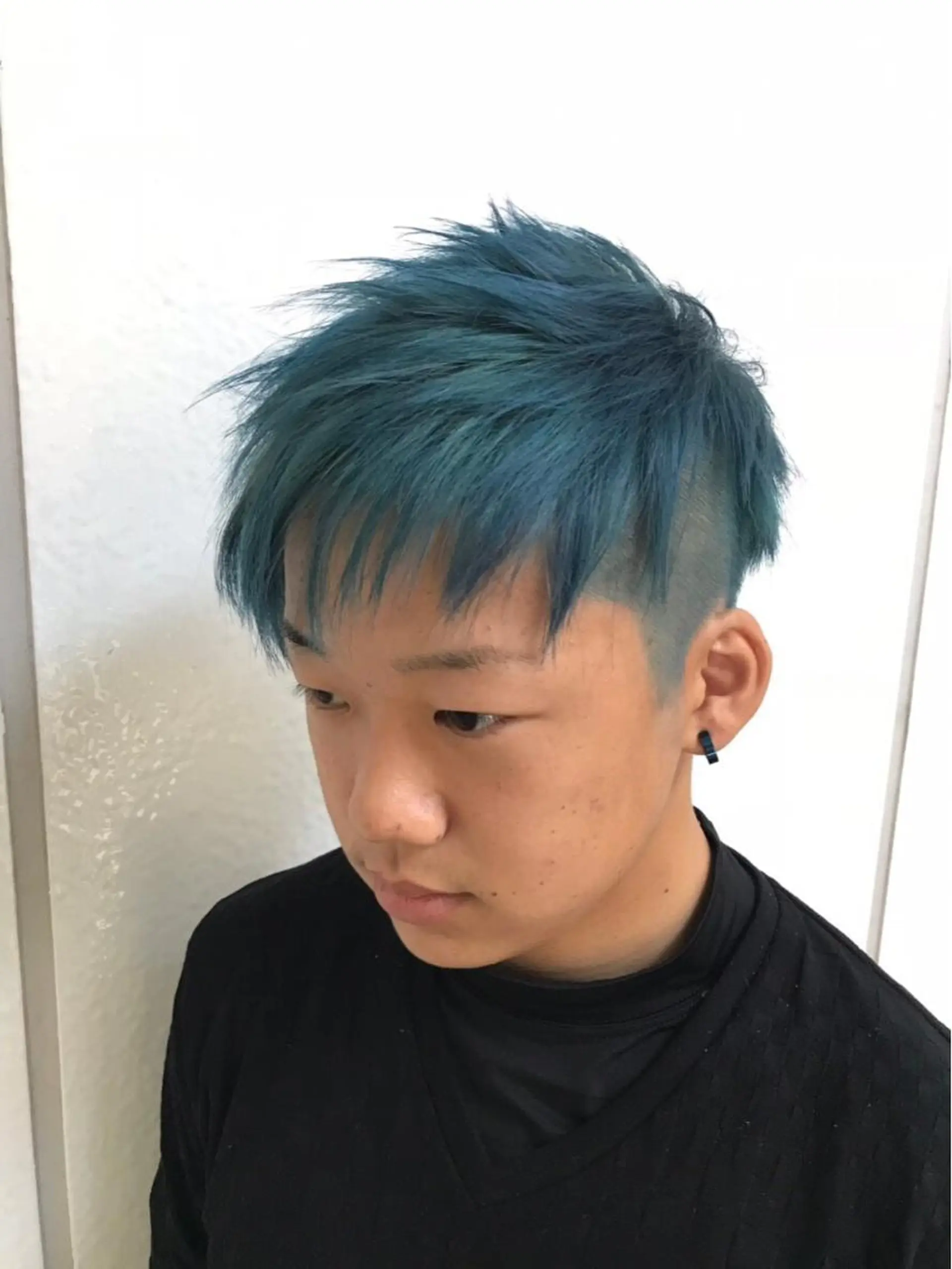 ショート メンズ PEWL所属・クロスパーマ松永裕久 似合わせカットのヘアスタイル