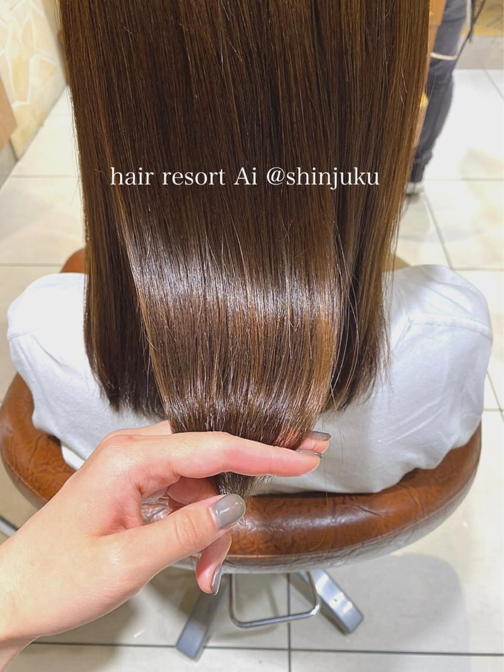 セミロング パーマ 縮毛矯正 ♡ヘアアレンジ♡ naraのヘアスタイル