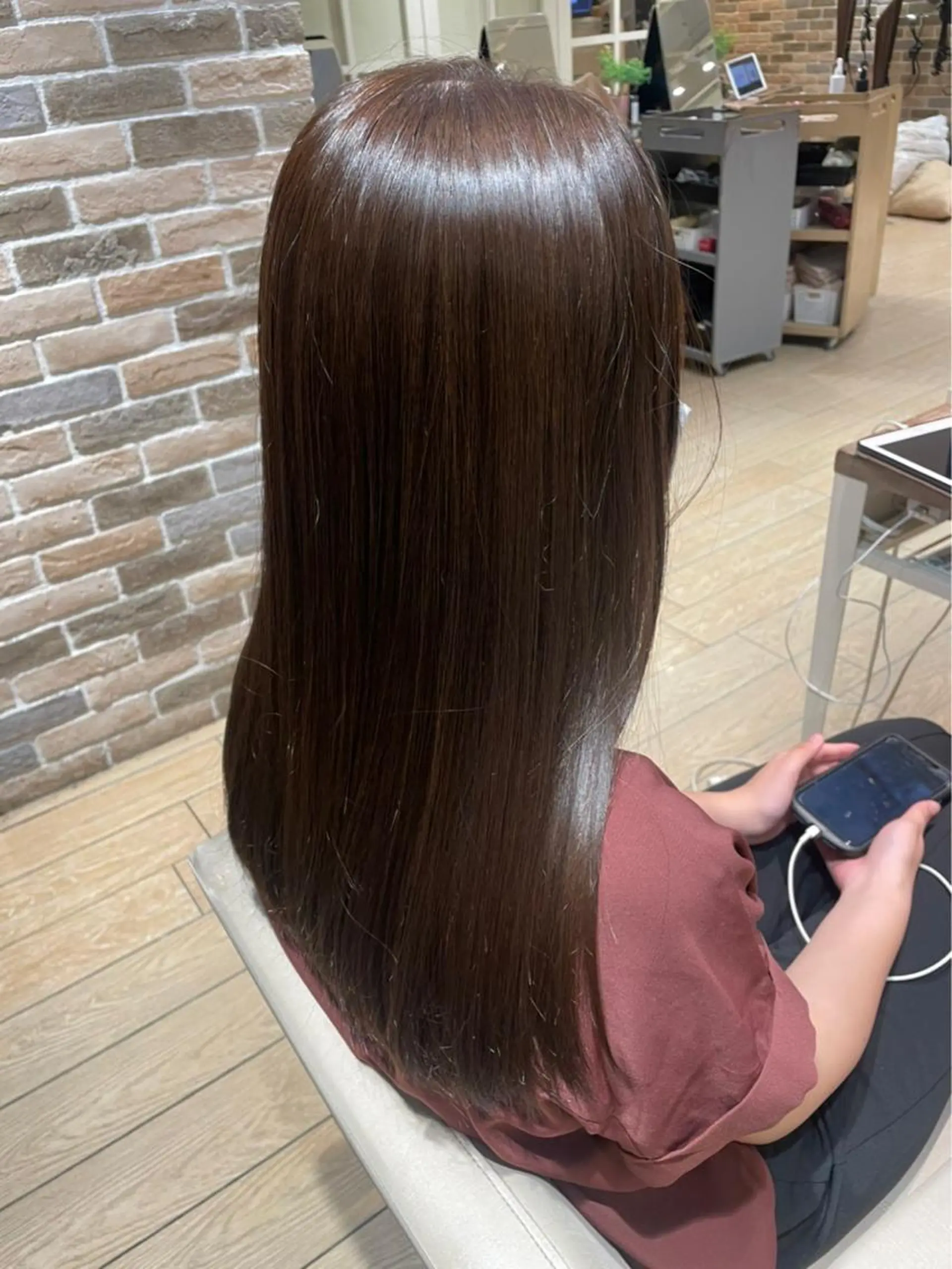 ミディアム カラー 美髪/髪質改善 川口凌弥のヘアスタイル