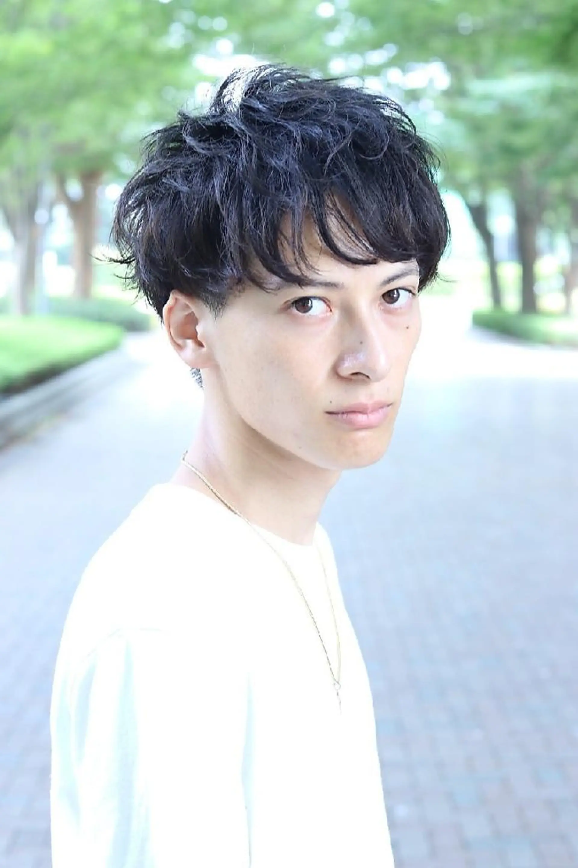 ショート パーマ メンズ マッシュ TV出演&受賞歴有☆ 宮本輝正のヘアスタイル