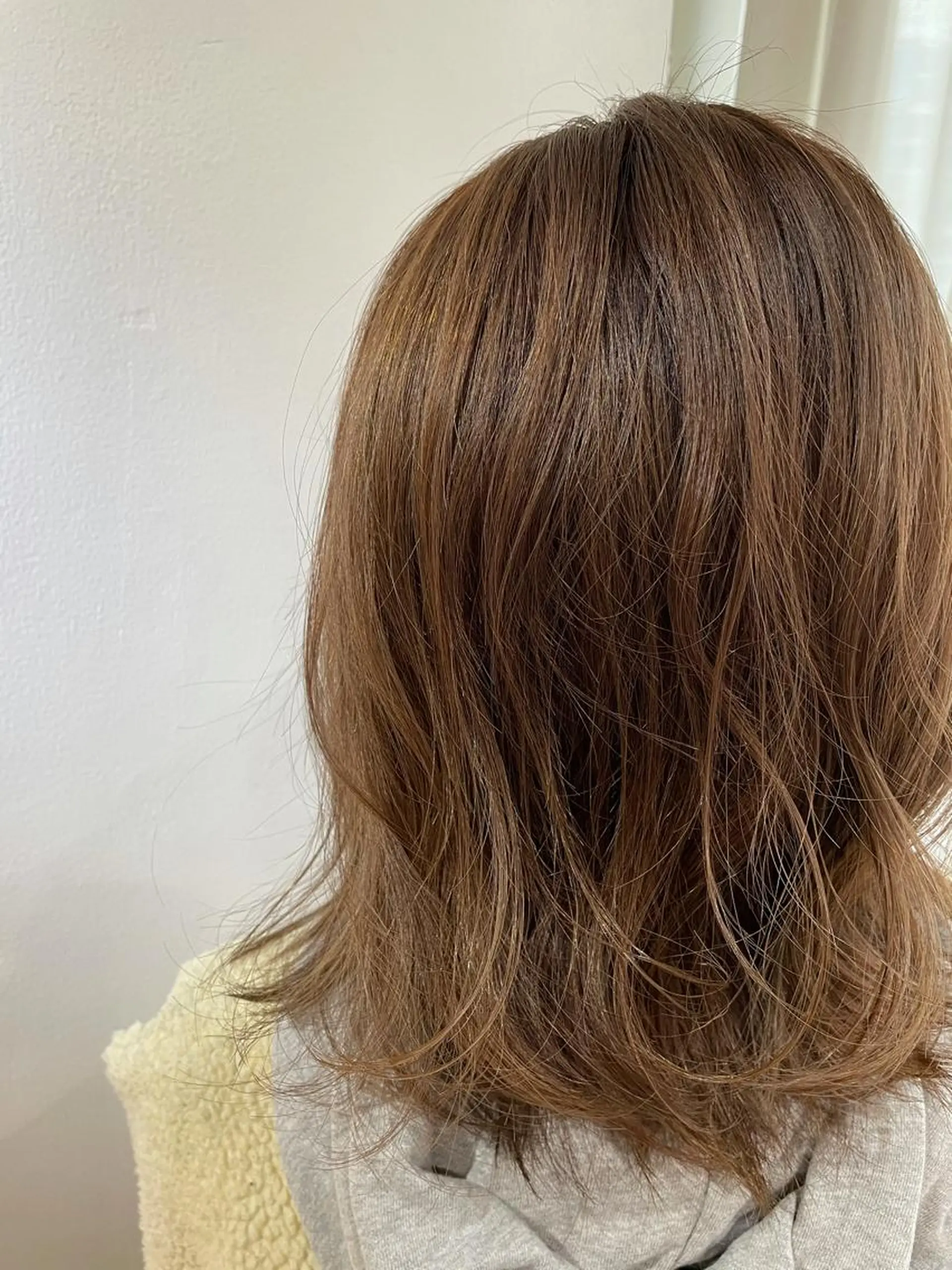 ミディアム カラー ベージュカラー ヘアカラー トリートメント 過去一の柔髪ヘア 🌿einshairのヘアスタイル