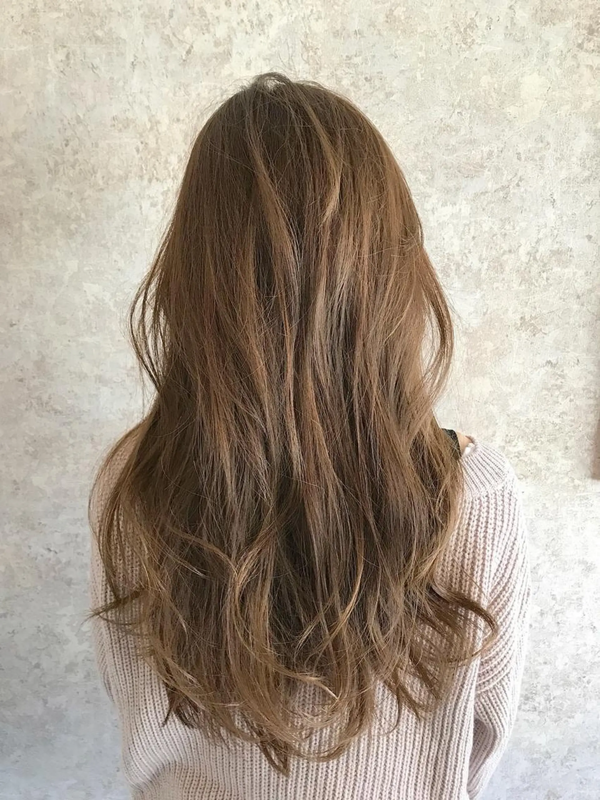 ロング カラー レイヤーカット 早崎太生のヘアスタイル