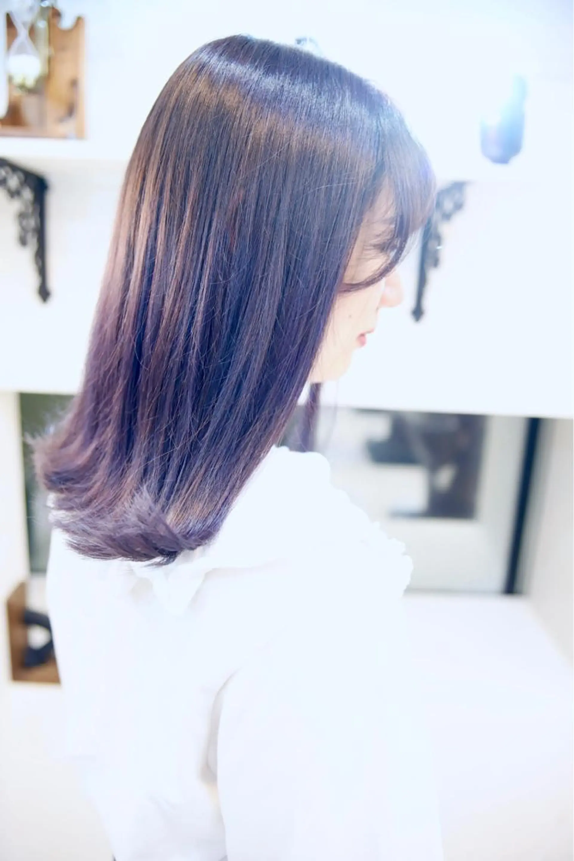 ミディアム 髪質改善酸性縮毛矯正 酸性ストレート◎鈴木のヘアスタイル