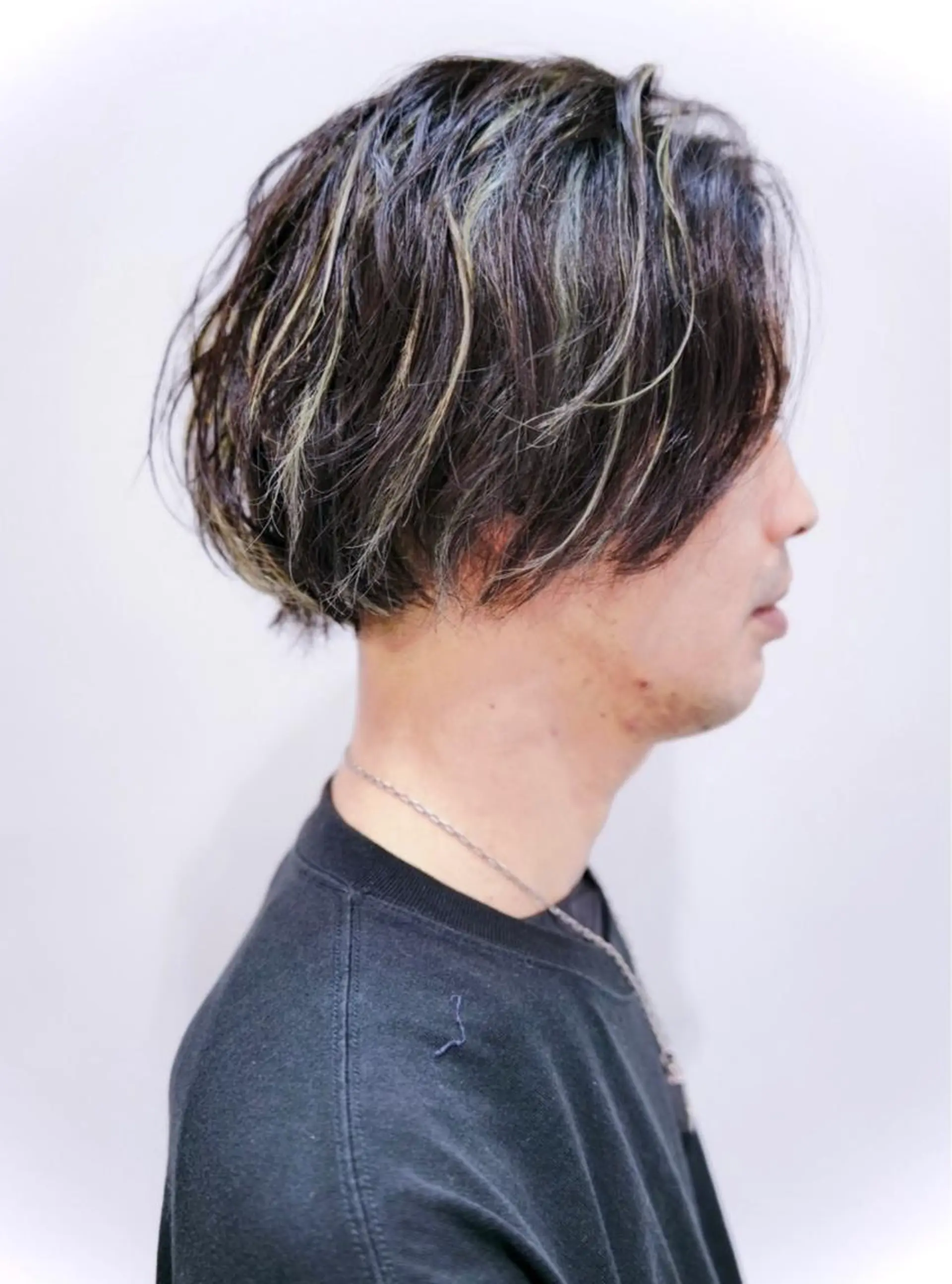 カラー メンズ メンズハイライト ハイライトカラー 【半個室サロン】 山本　崇仁のヘアスタイル
